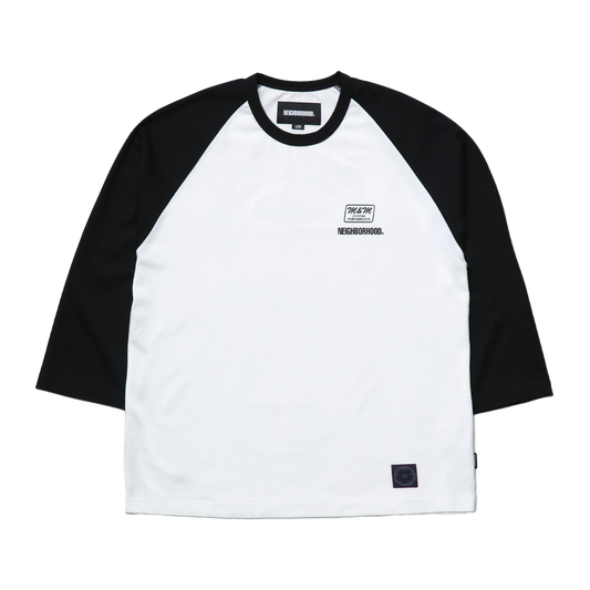 Neighborhood x M&M Classic Raglan 3Q Black UWMMN-CSM02