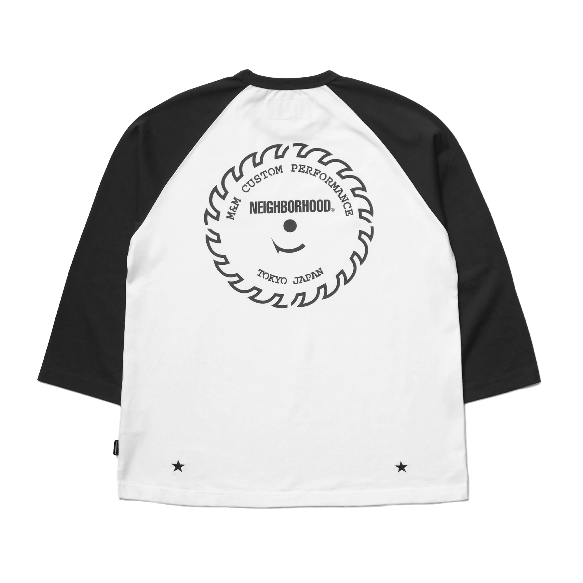 Neighborhood x M&M Classic Raglan 3Q Black UWMMN-CSM02