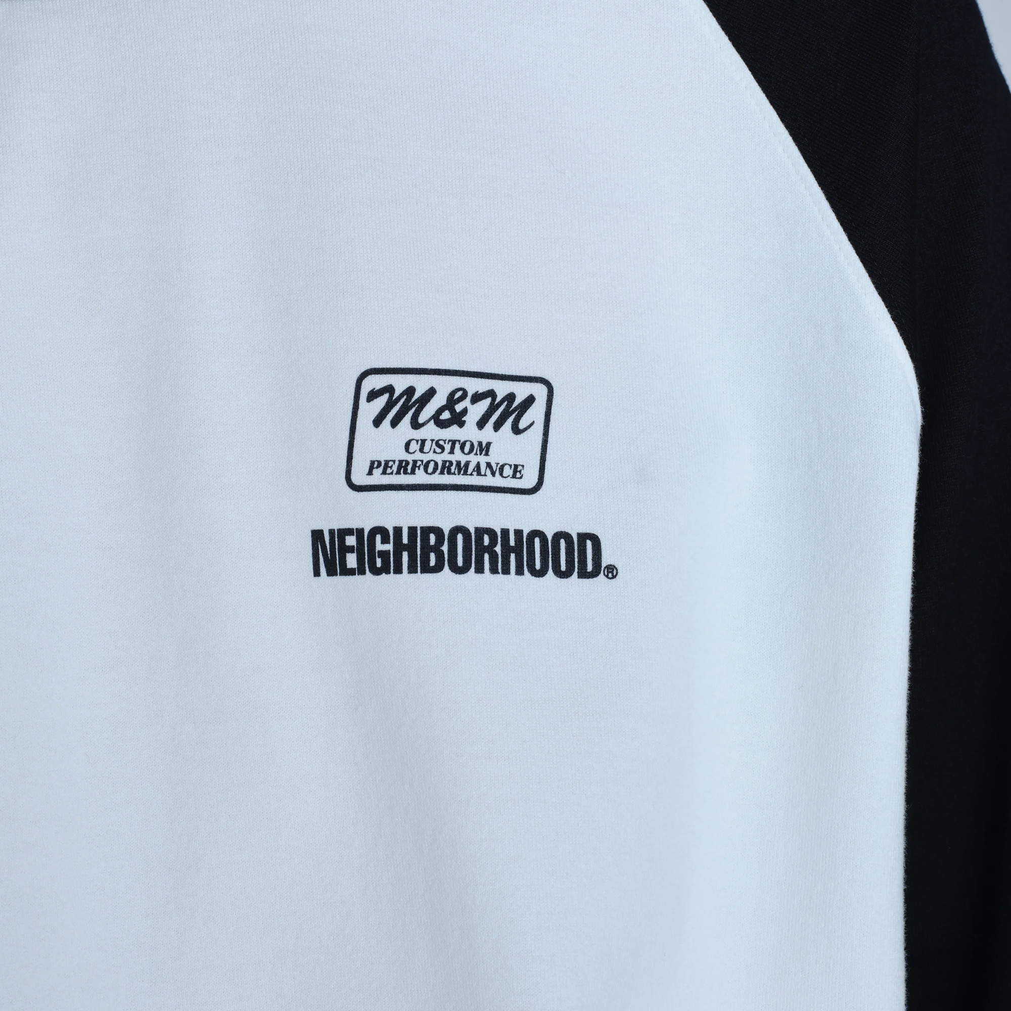 Neighborhood x M&M Classic Raglan 3Q Black UWMMN-CSM02