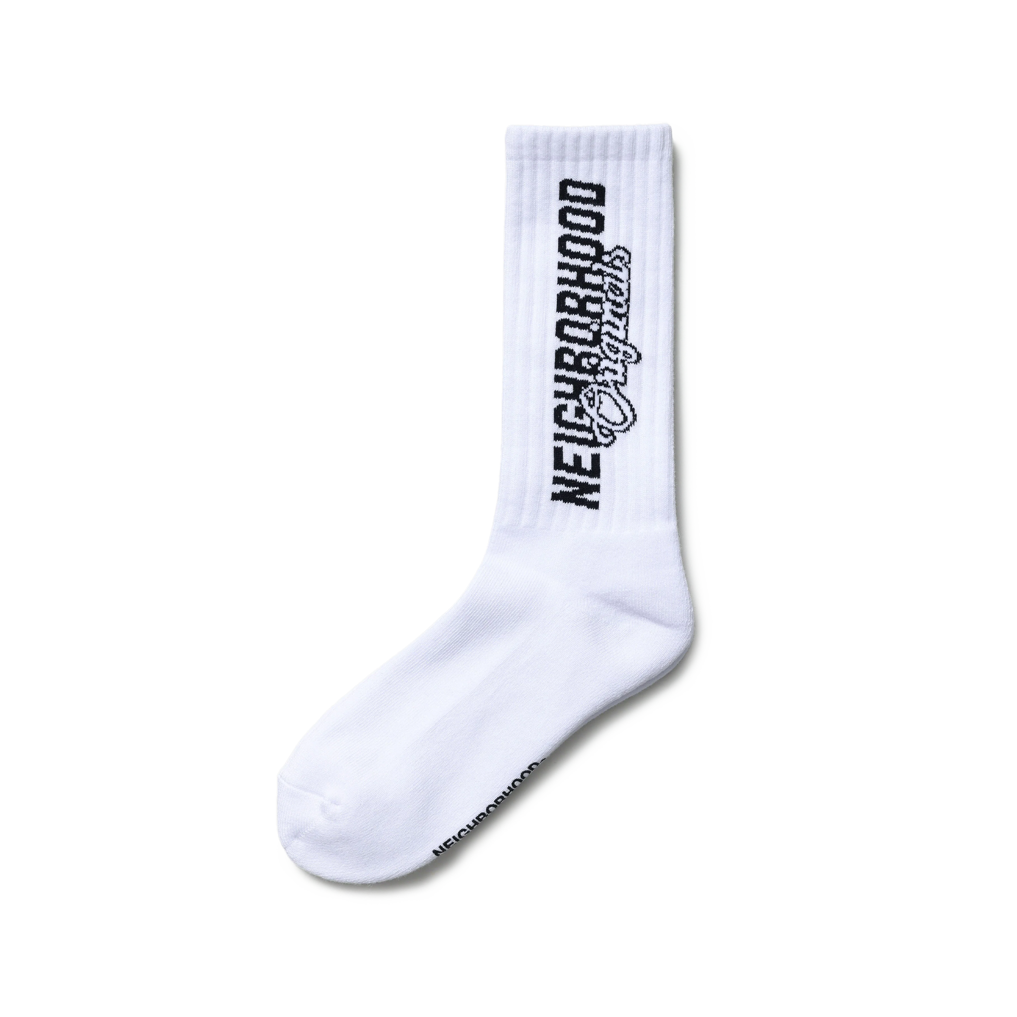 Neighborhood Logo Socks White WINH-UWM01