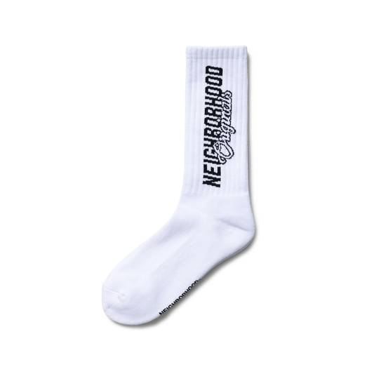 Neighborhood Logo Socks White WINH-UWM01