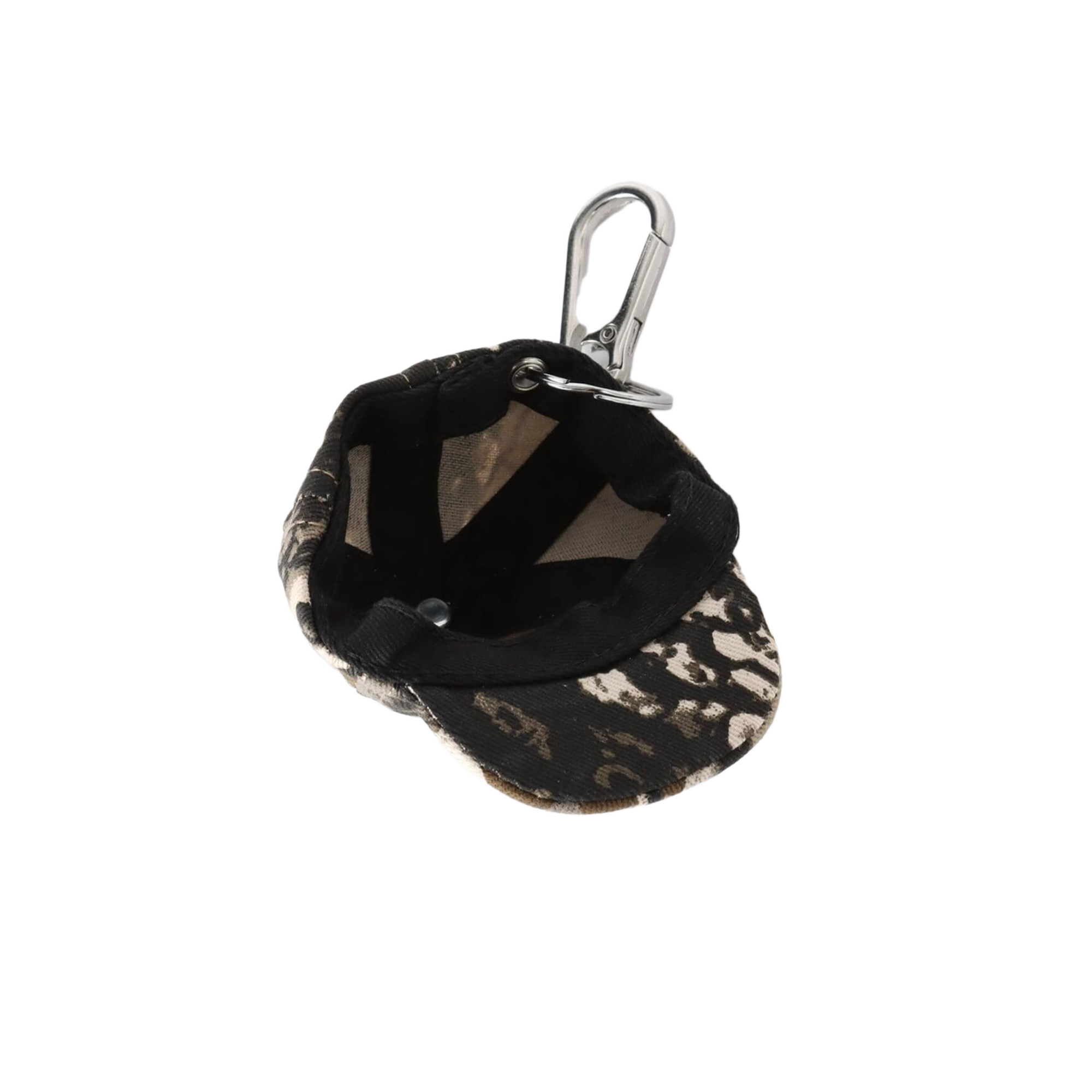 Metalwood Camo Hat Keychain Real Leaf Camo