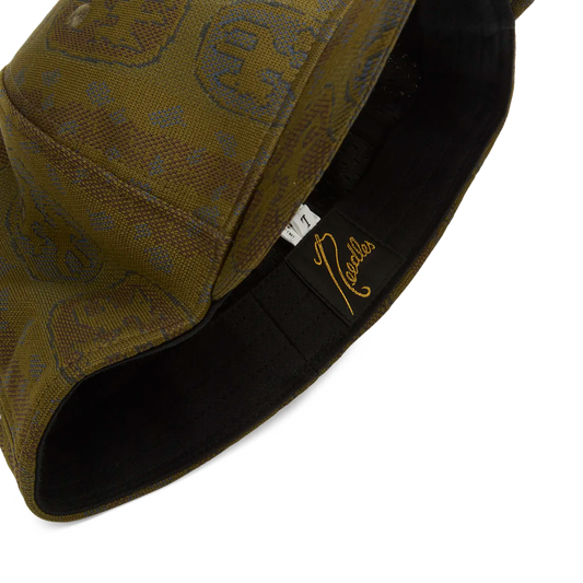 Needles Baseball Cap Poly Jacquard Olive
