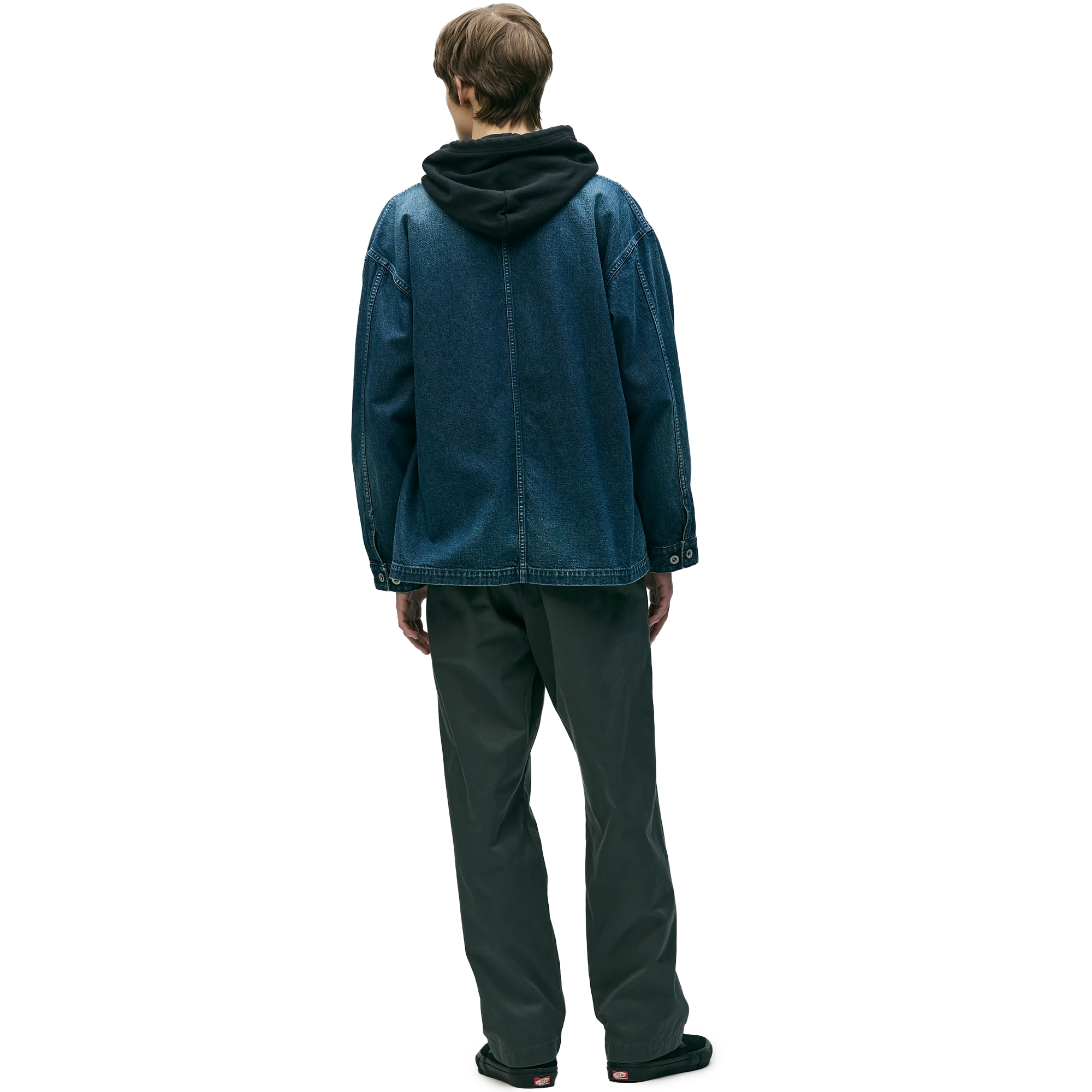 Neighborhood Washed Denim Coverall Jacket Indigo