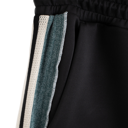 Jungles Jungles Knit Panel Shorts Black/Green