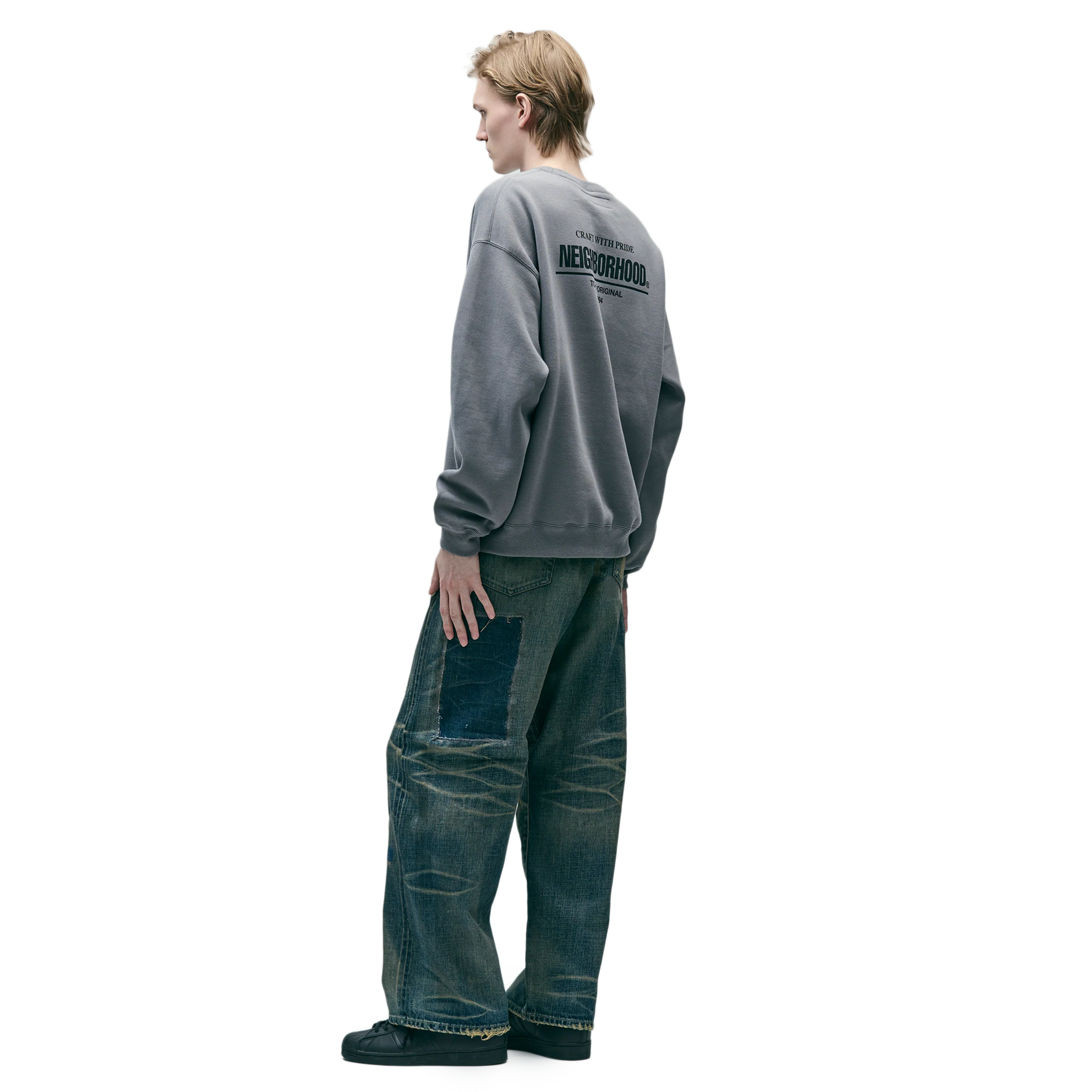 Neighborhood Savage Denim Dp Wide Pants Indigo 252XBNH-PTM07