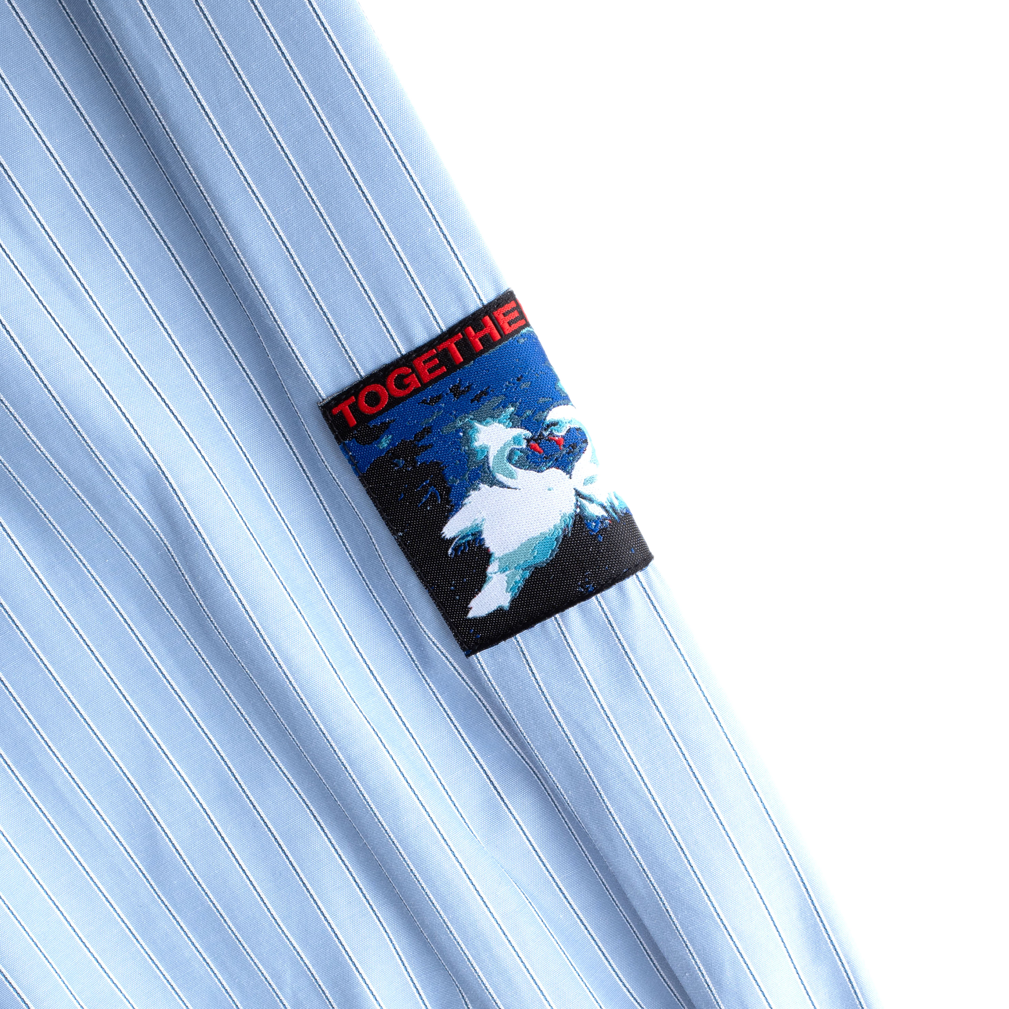 Jungles Jungles Flaming Dolphin Business Shirt Blue