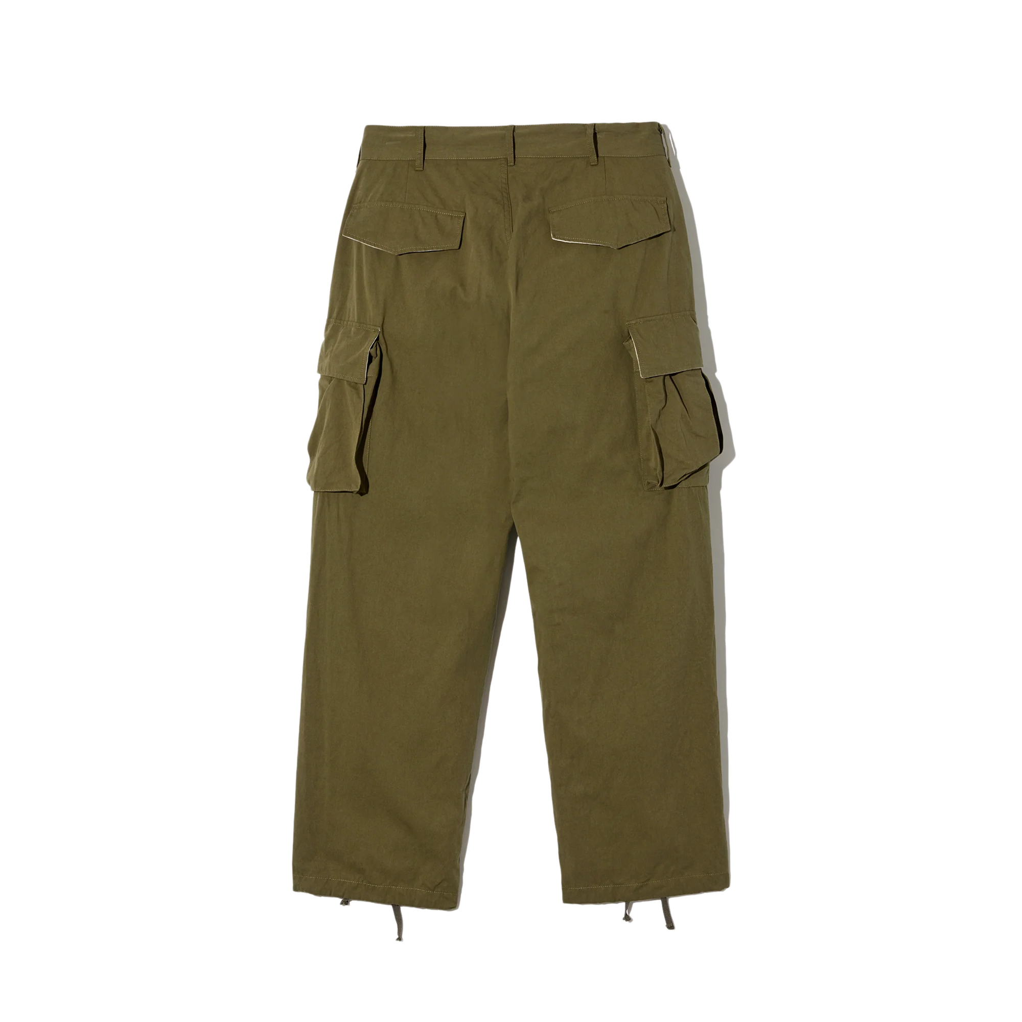 Engineered Garments FA Pant Olive Cotton Sanded Cloth