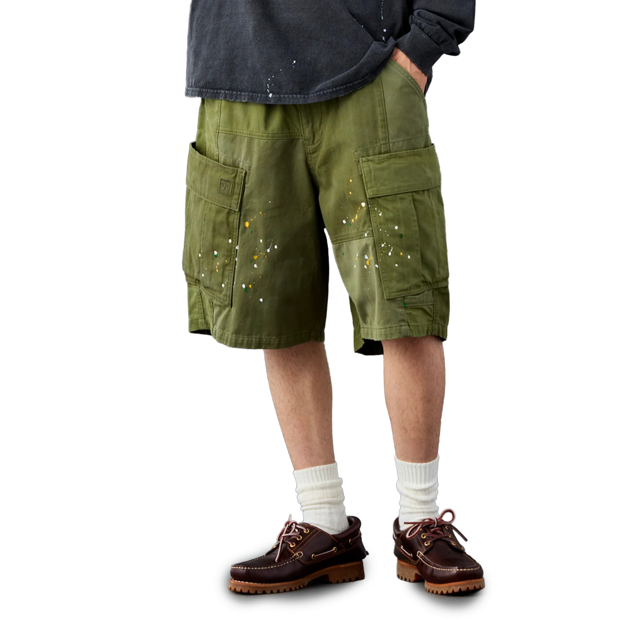 Liberaiders Patchwork BDU Shorts Olive
