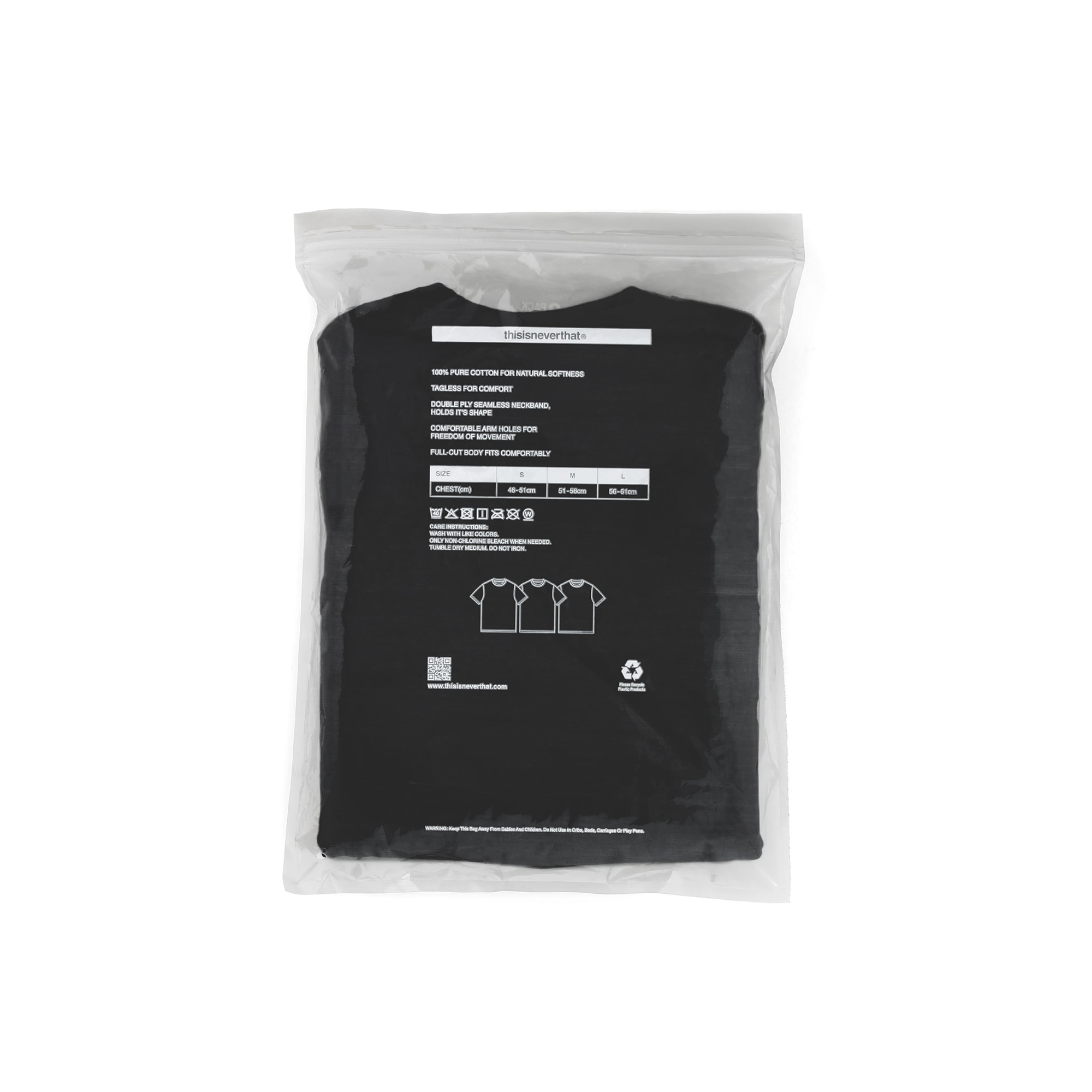 thisisneverthat 3 Tagless T-Shirts Black