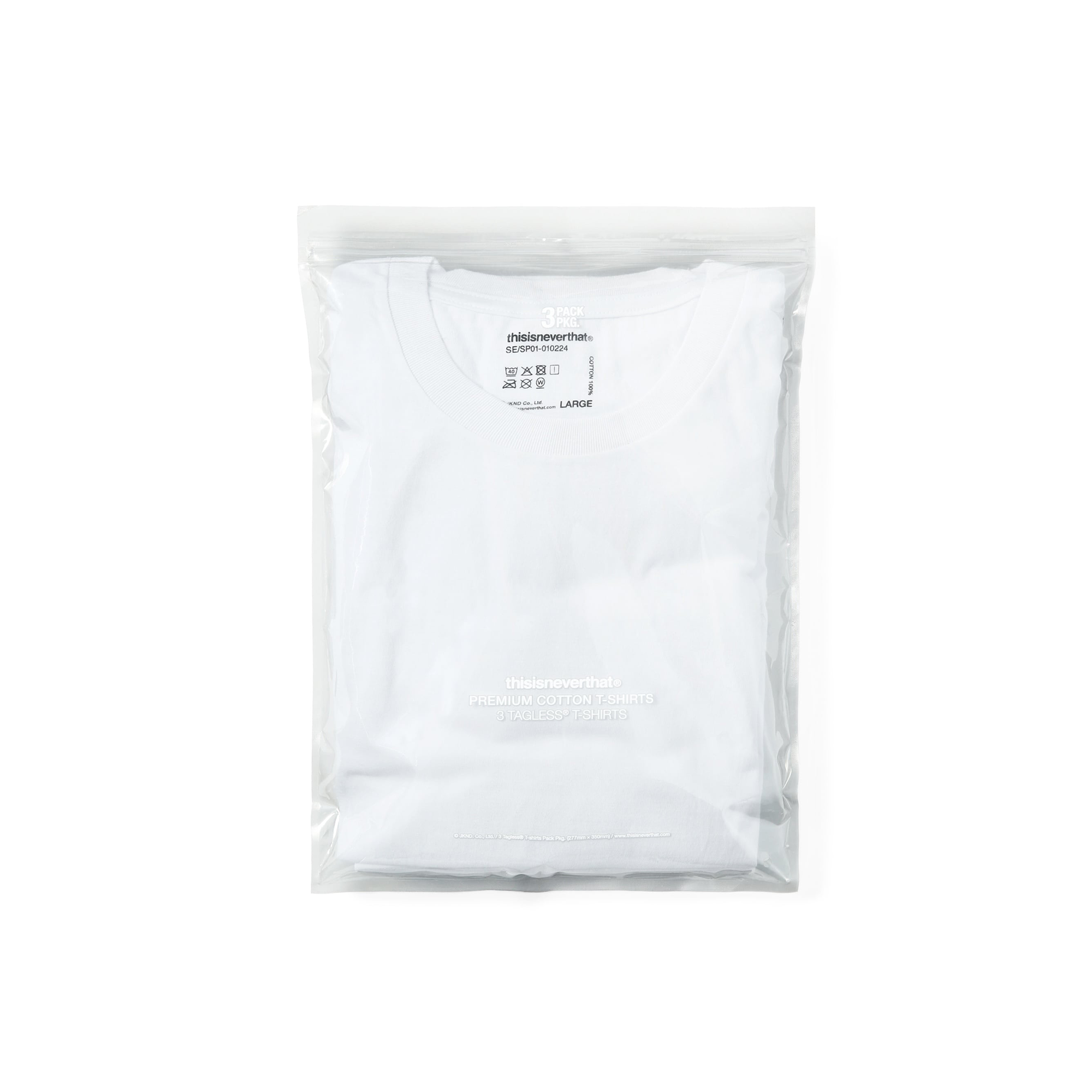 thisisneverthat 3 Tagless T-Shirts White