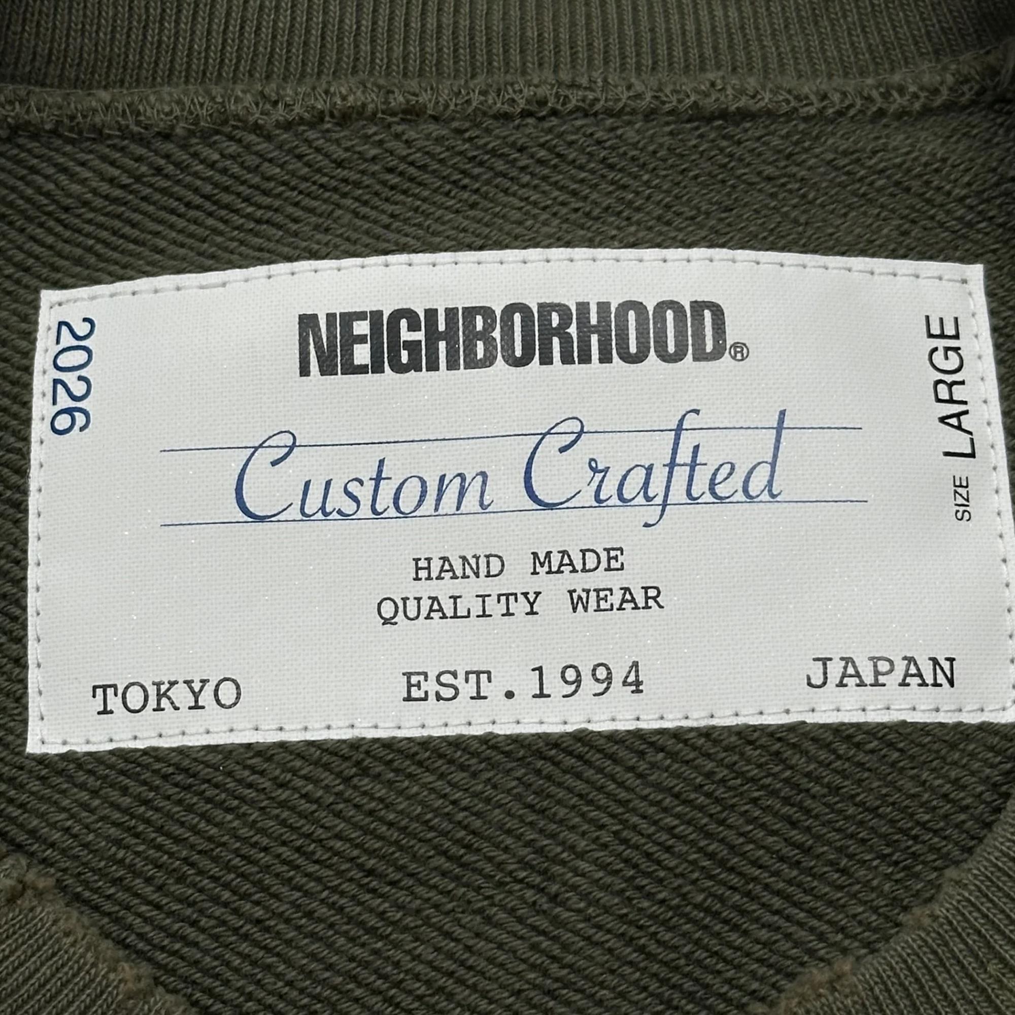 Neighborhood Savage Sweat Shirt L/S Olive Drab