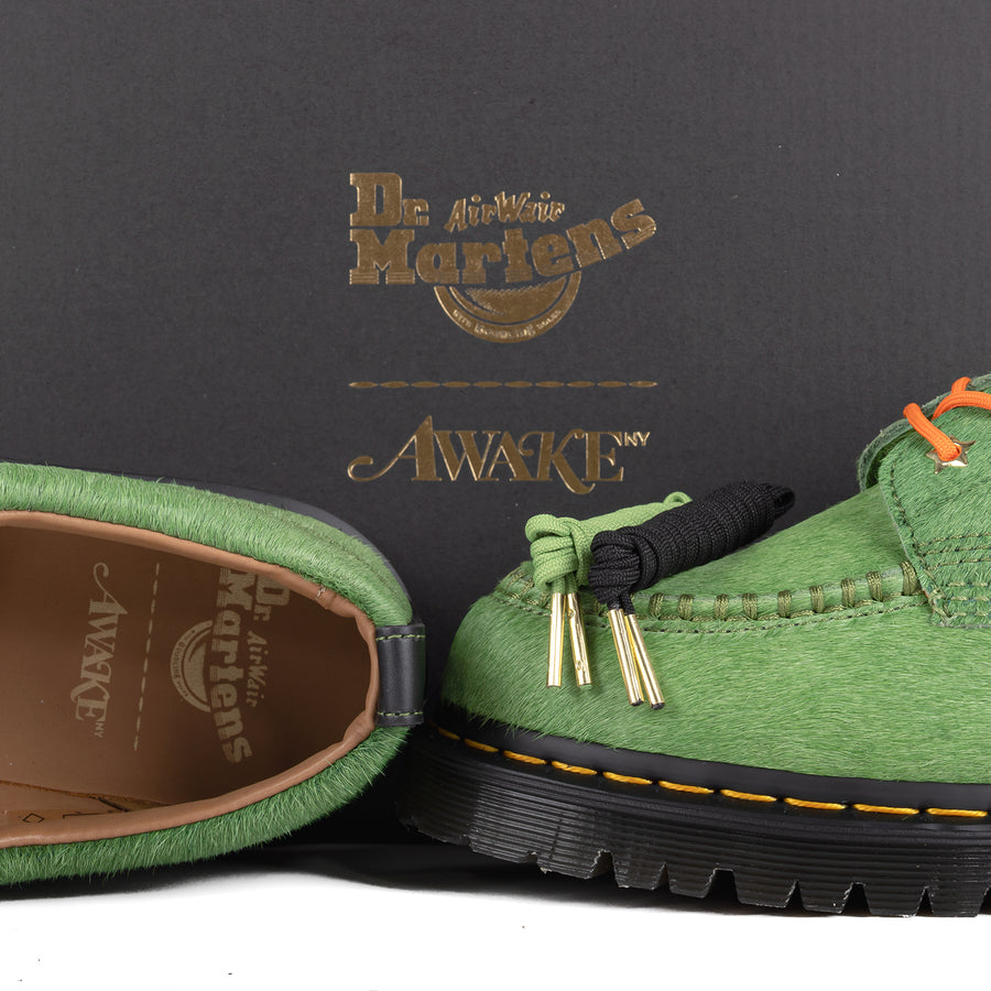 Doc Martens x Awake Lowell Vibrant Green Hair-On