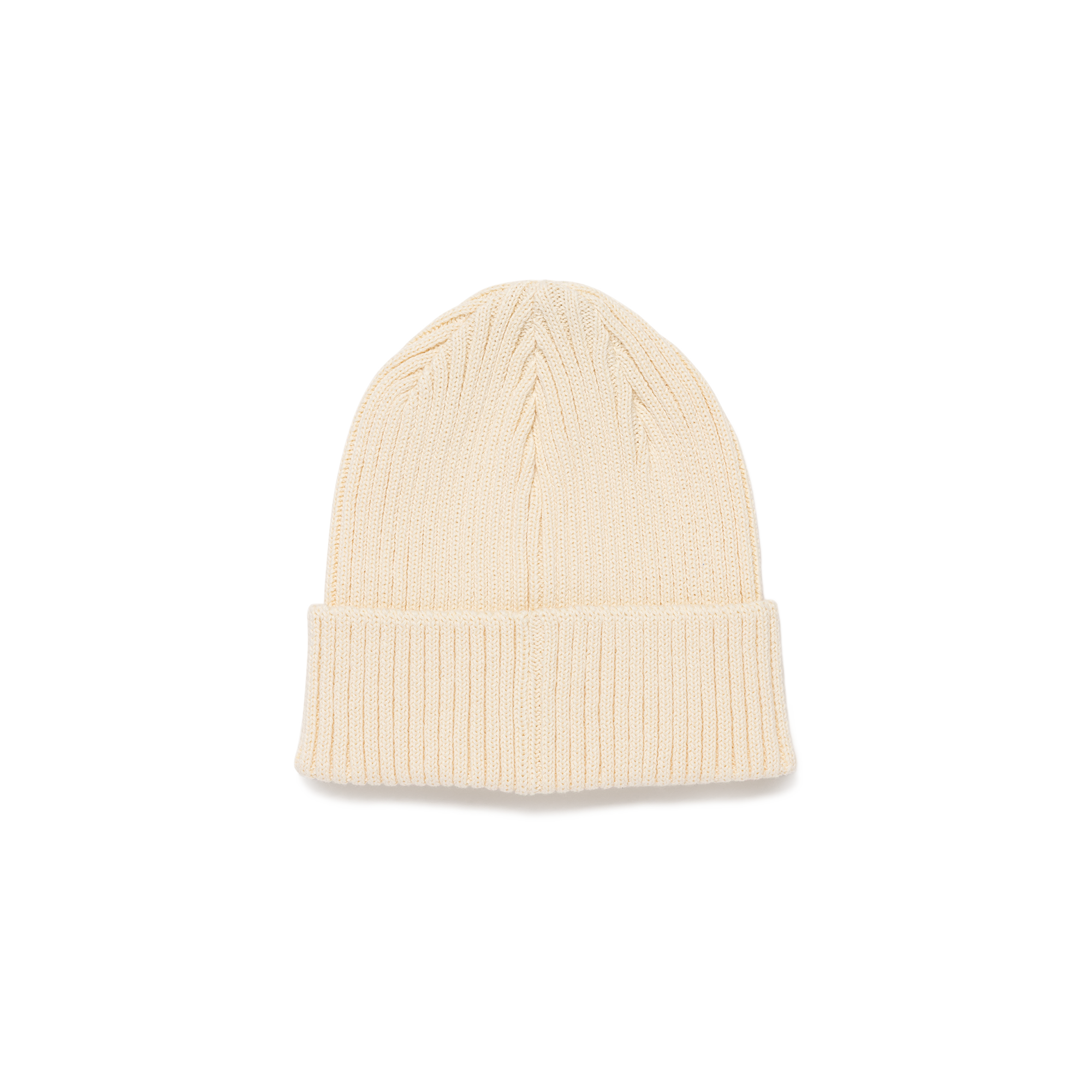 Human Made Cotton Rib Beanie White HM31GD107