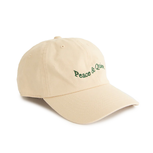 Museum of Peace & Quiet Wordmark Tye Dye Dad Hat Bone
