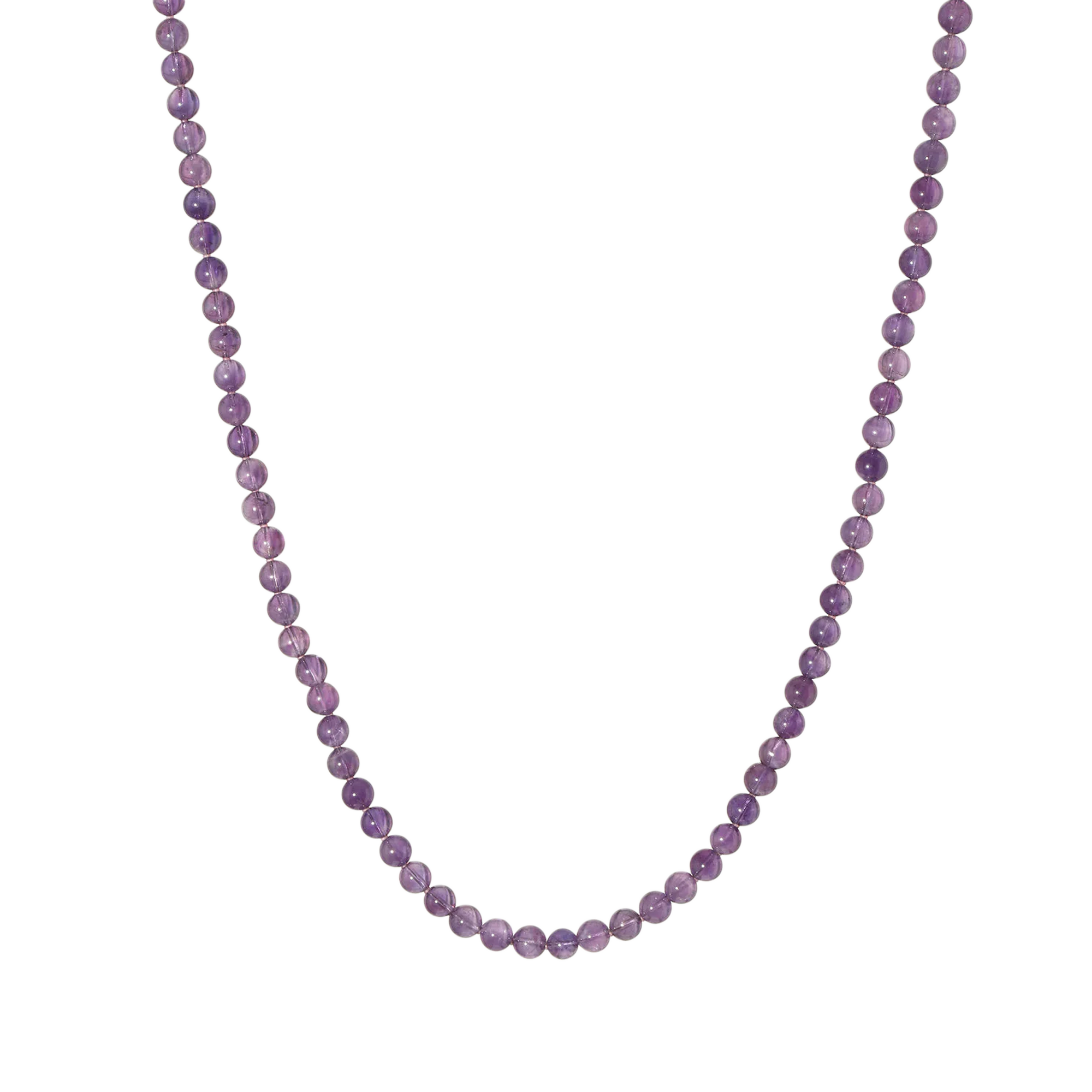 Needles Necklace Amethyst Purple