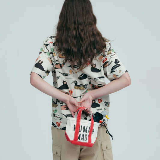 Human Made Canvas Tote Small White HM31GD054