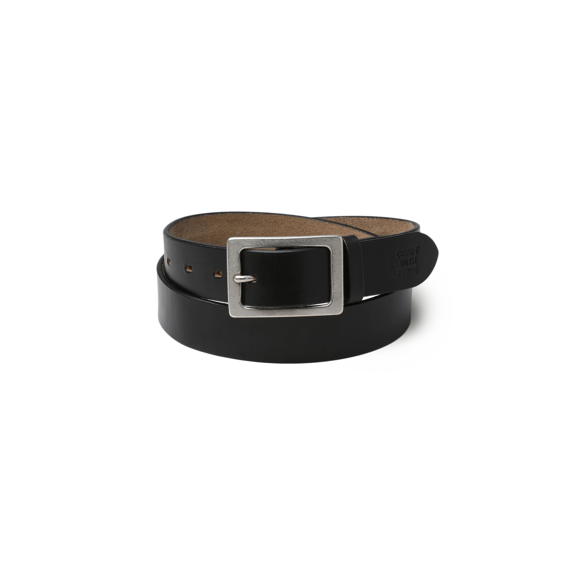 Neighborhood Leather Belt Black