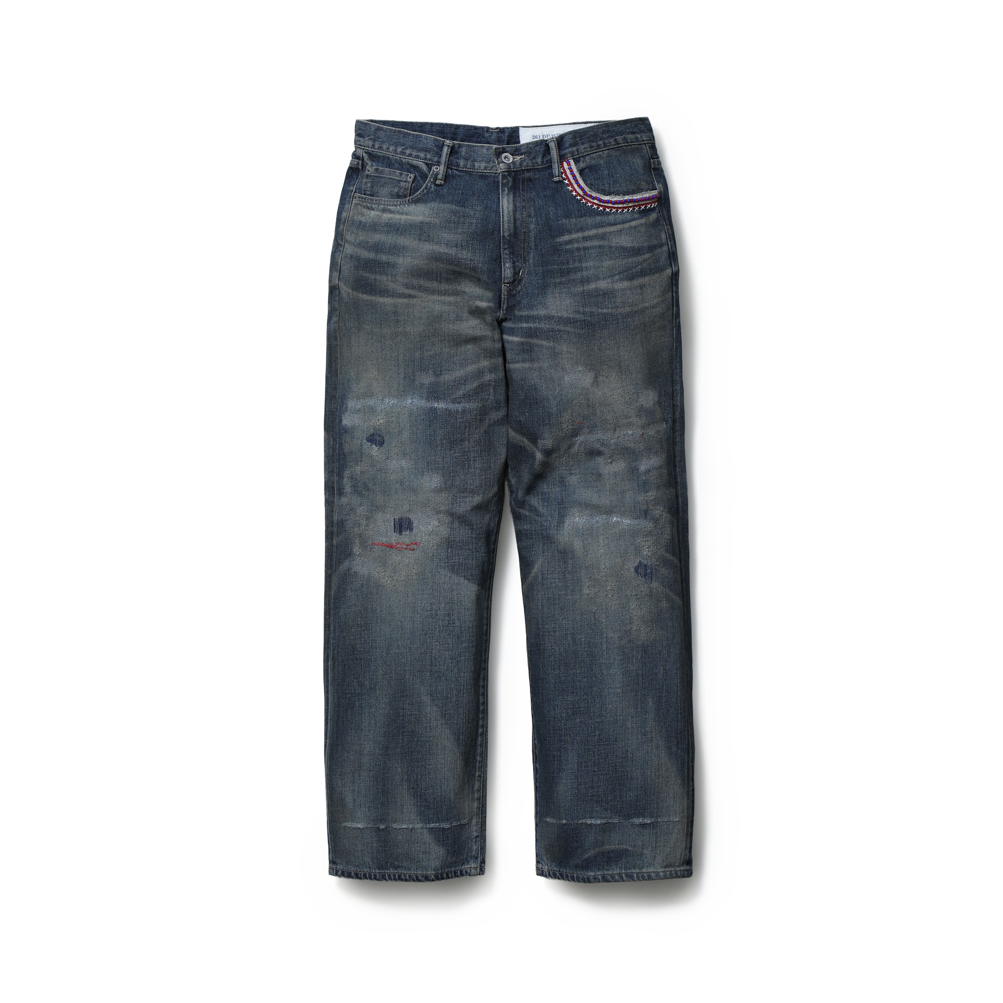 Neighborhood Savage Denim Dp Wide Pants Indigo 261XBNH-PTM07IN