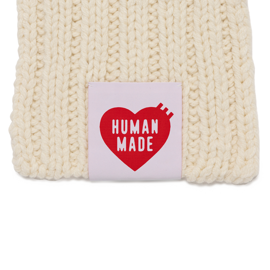 Human Made Hand Knit Muffler White HM30GD009