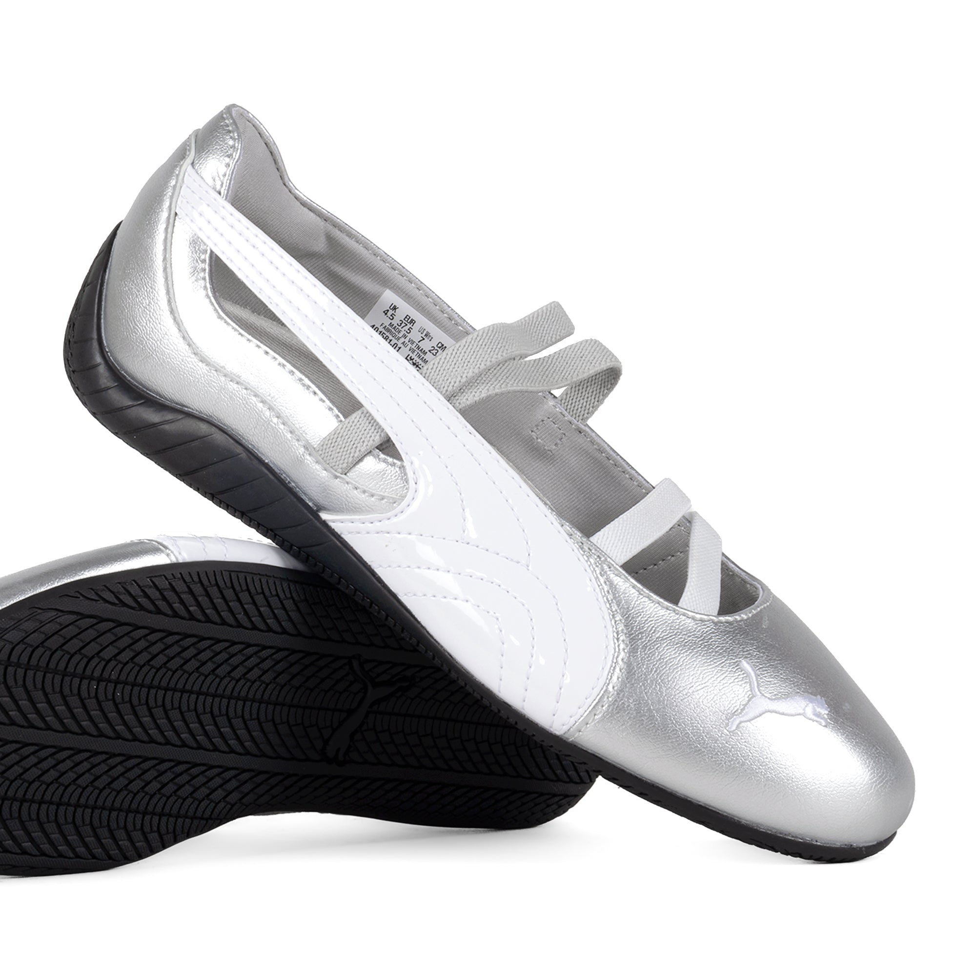 Puma Women's Speedcat Ballet Metallic Silver/White 40158101