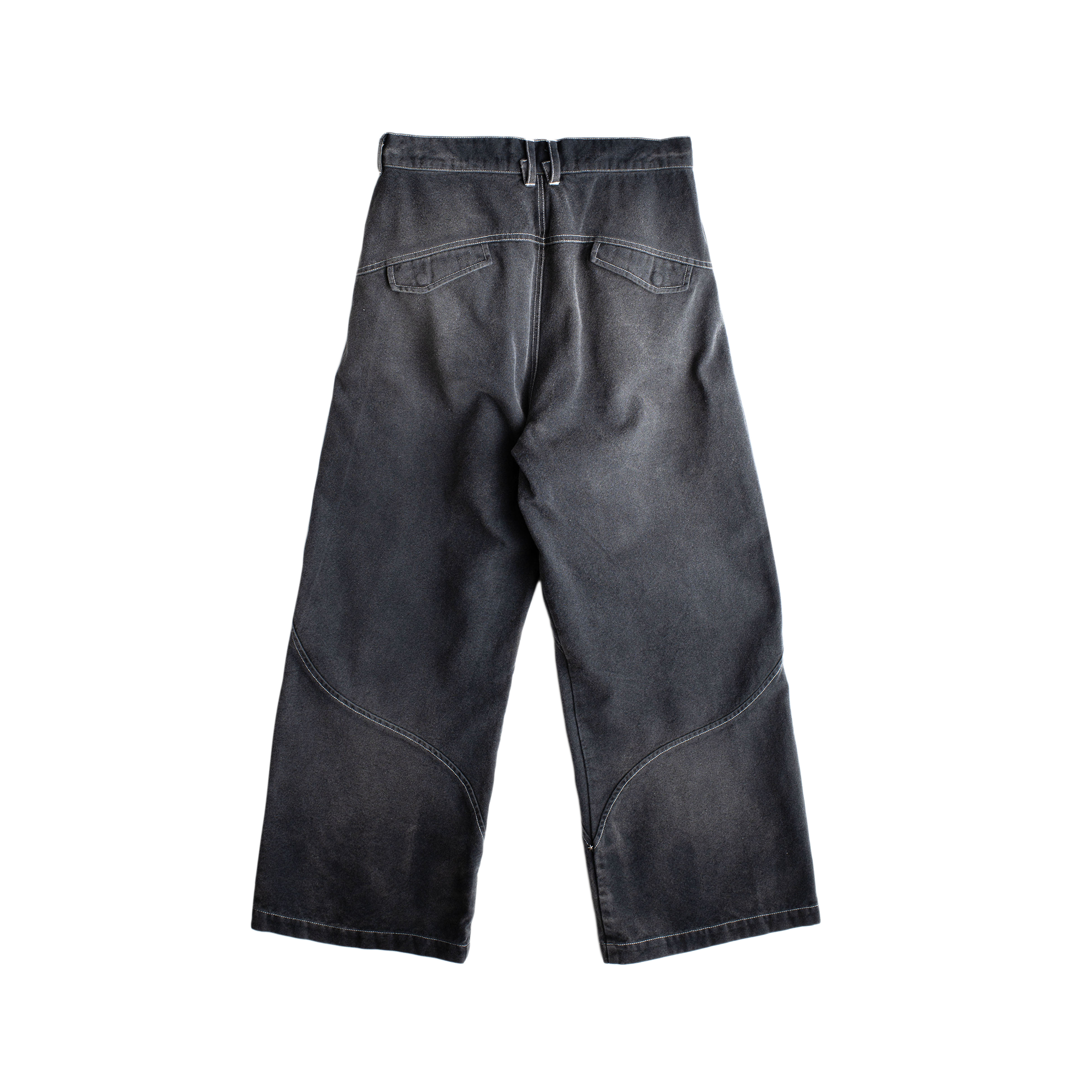 Jungles Jungles Sun Bleached Slant Pant Washed Black