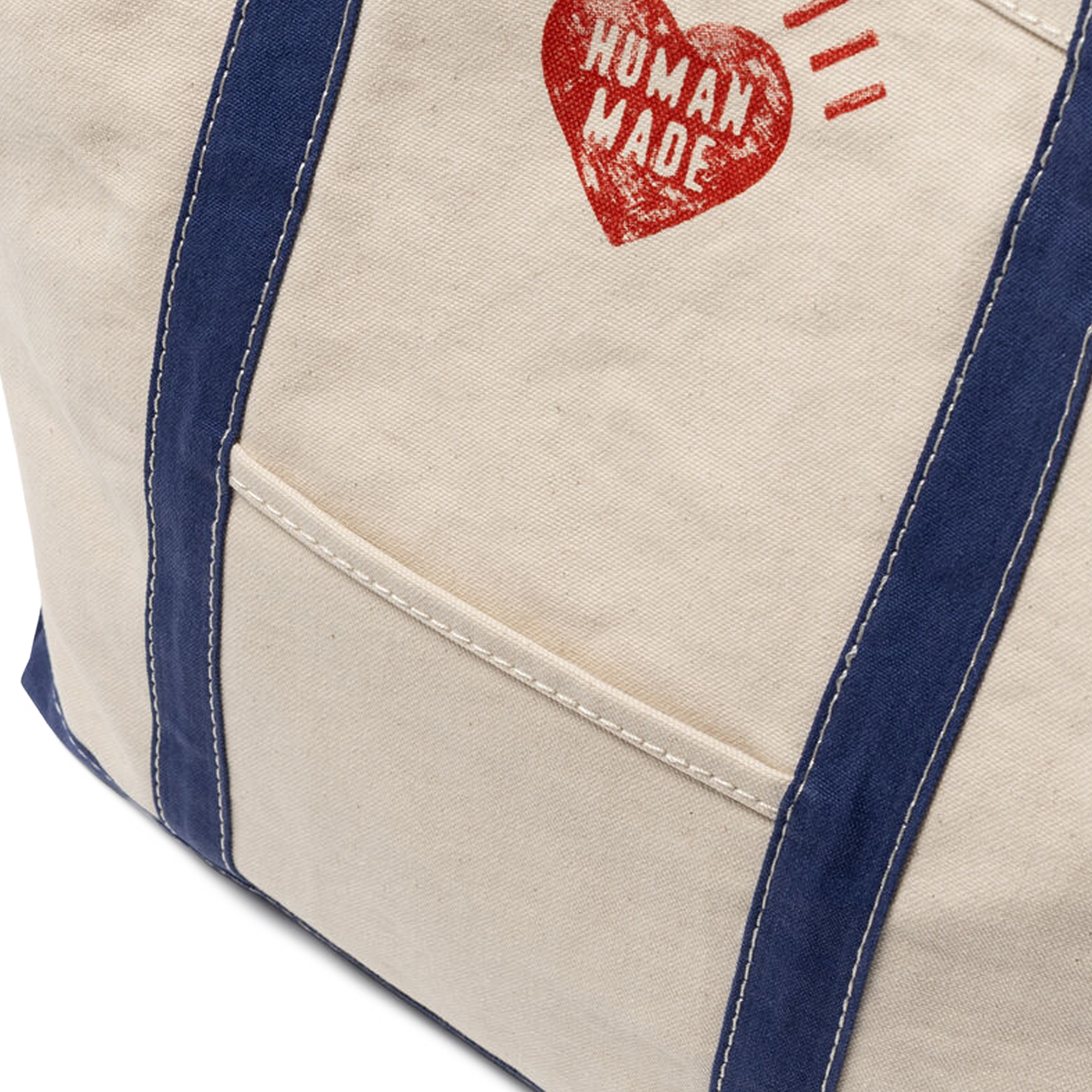 Human Made Canvas Tote Large White HM31GD055