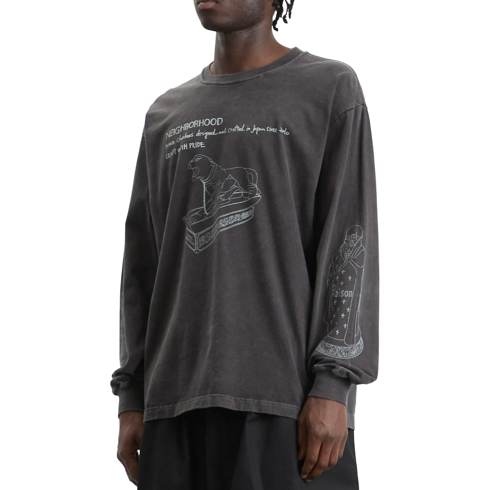Neighborhood Nh T-Shirt L/S-8 Black