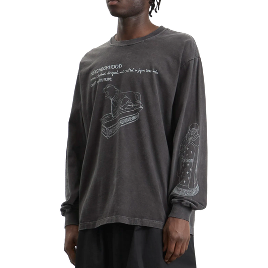 Neighborhood Nh T-Shirt L/S-8 Black