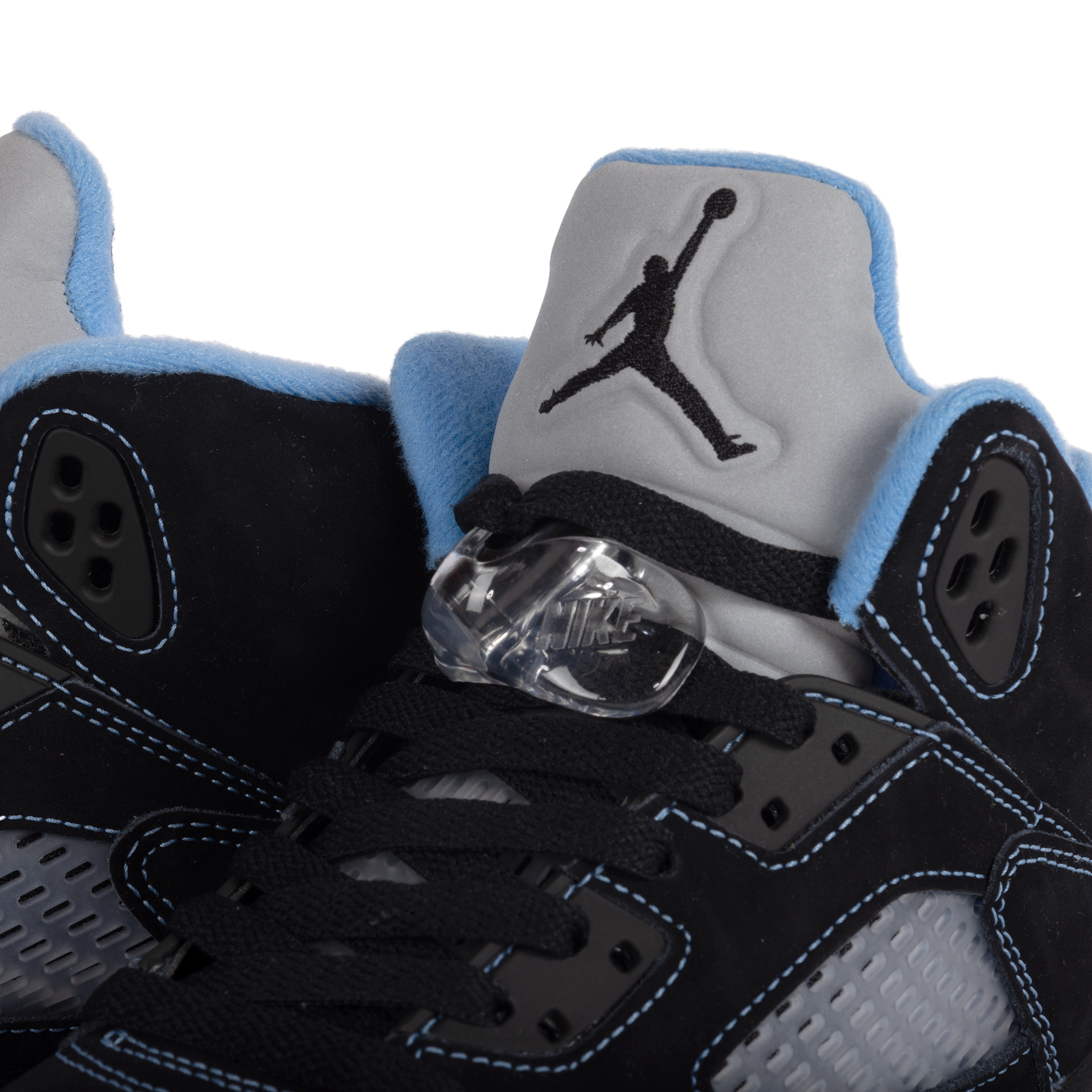 Nike Air Jordan 5 Retro "Black Carolina" (GS) Black/University Blue/White 440888-008