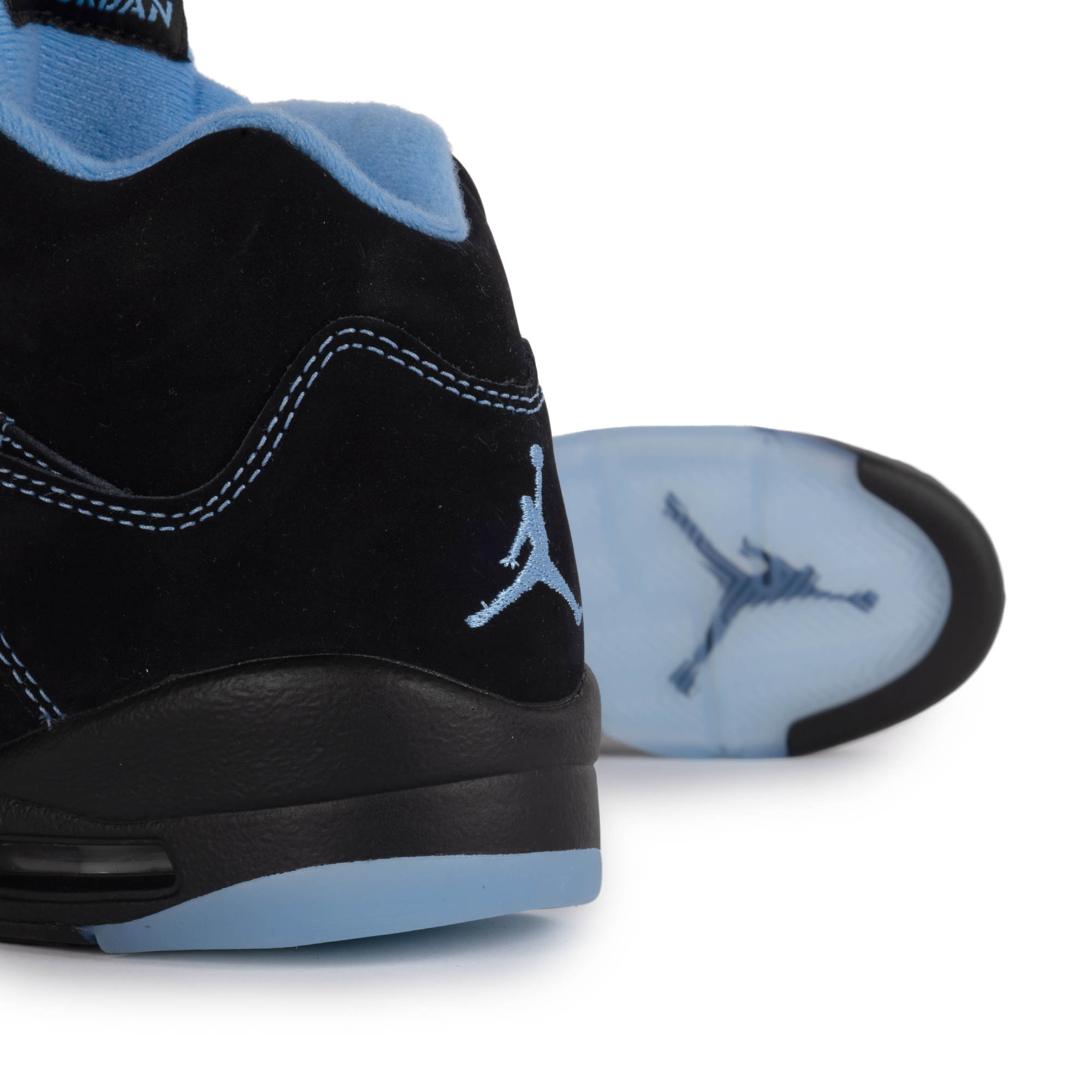 Nike Air Jordan 5 Retro "Black Carolina" (GS) Black/University Blue/White 440888-008