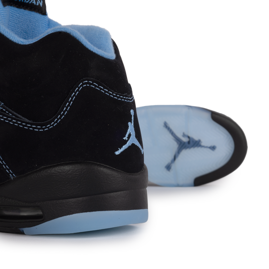 Nike Air Jordan 5 Retro "Black Carolina" (GS) Black/University Blue/White 440888-008