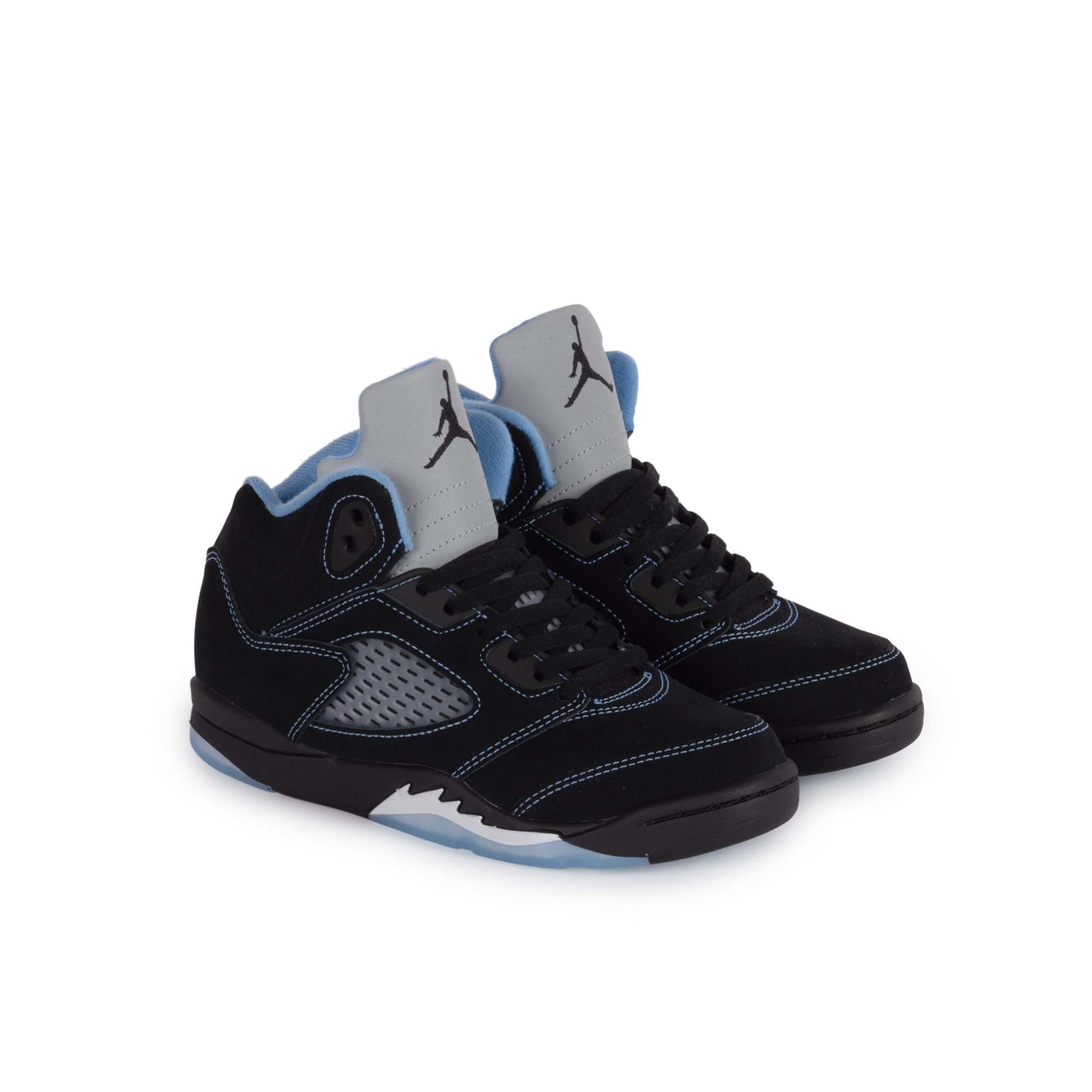 Nike Jordan 5 Retro "Black Carolina" (PS) Black/University Blue/White 440889-008