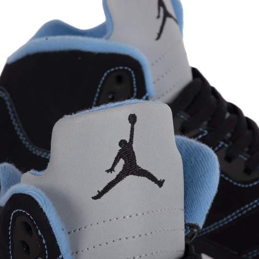 Nike Jordan 5 Retro "Black Carolina" (PS) Black/University Blue/White 440889-008