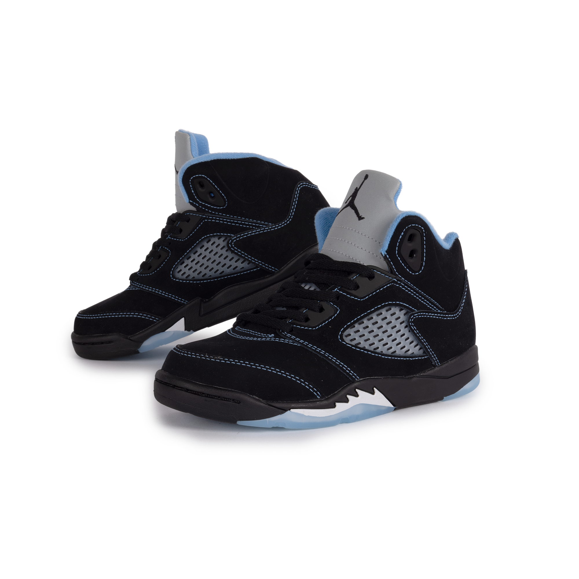 Nike Jordan 5 Retro "Black Carolina" (PS) Black/University Blue/White 440889-008
