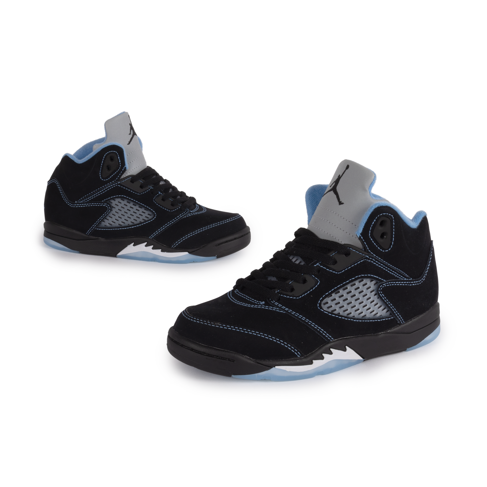 Nike Jordan 5 Retro "Black Carolina" (PS) Black/University Blue/White 440889-008