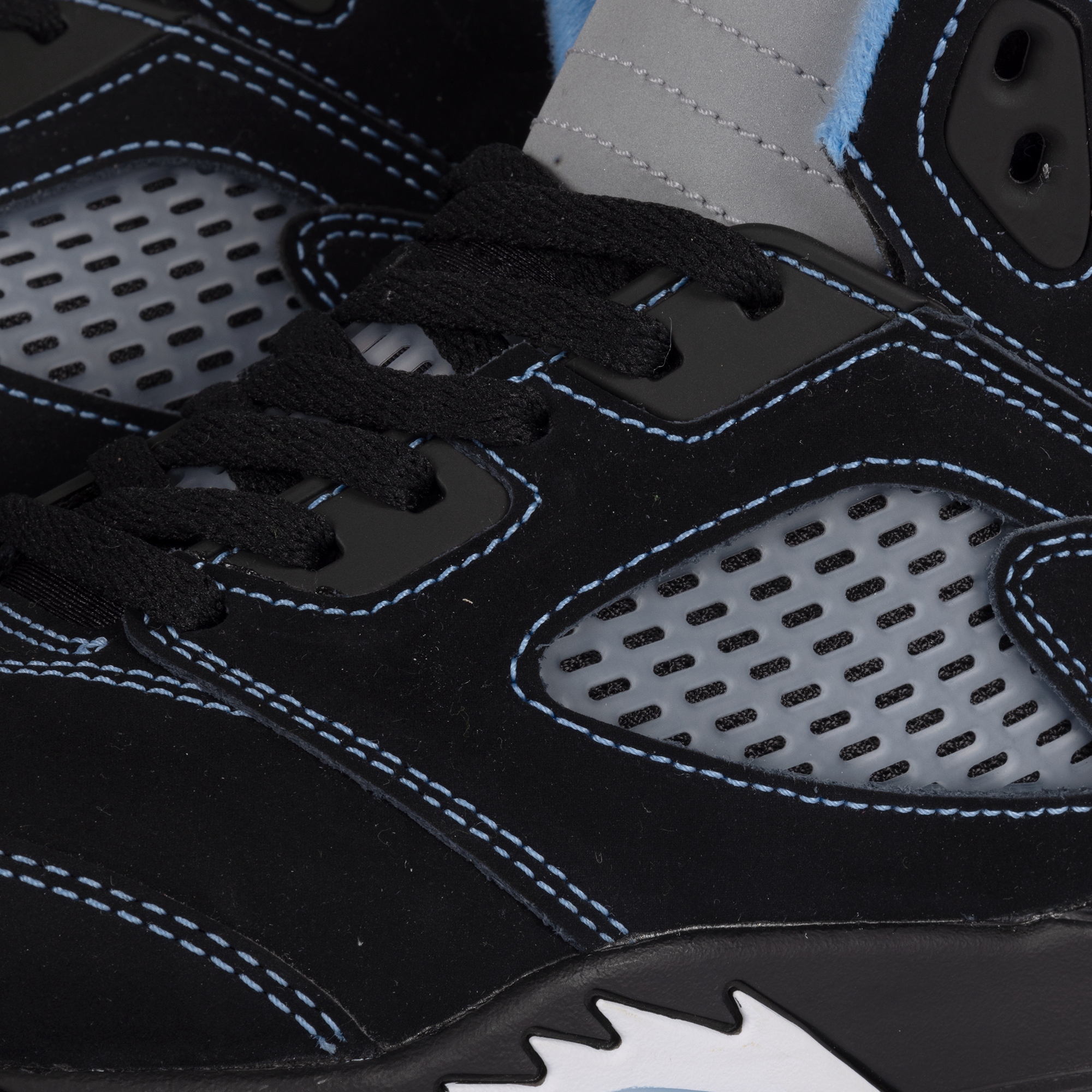 Nike Jordan 5 Retro "Black Carolina" (PS) Black/University Blue/White 440889-008