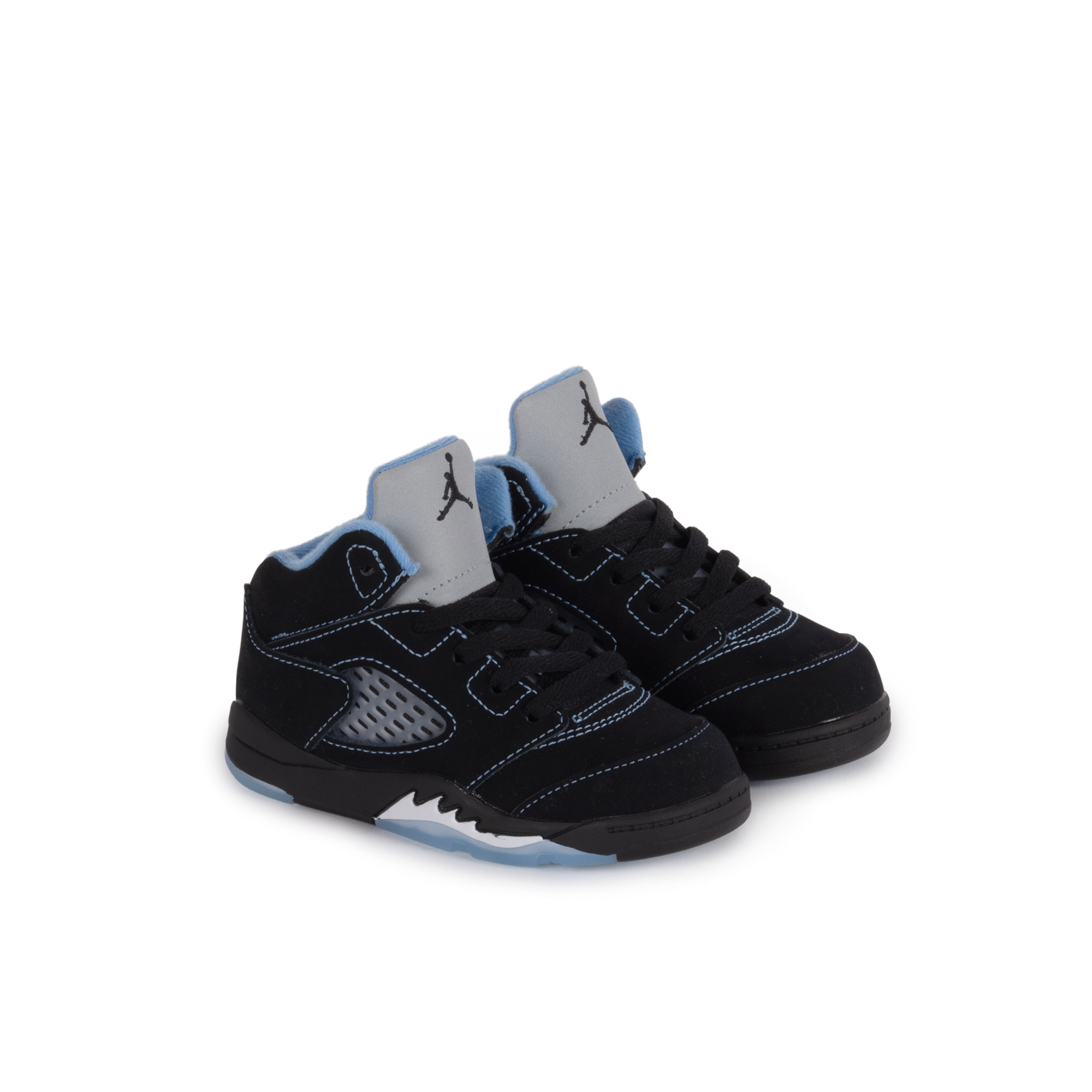 Nike Jordan 5 Retro "Black Carolina" (TD) Black/University Blue/White 440890-008