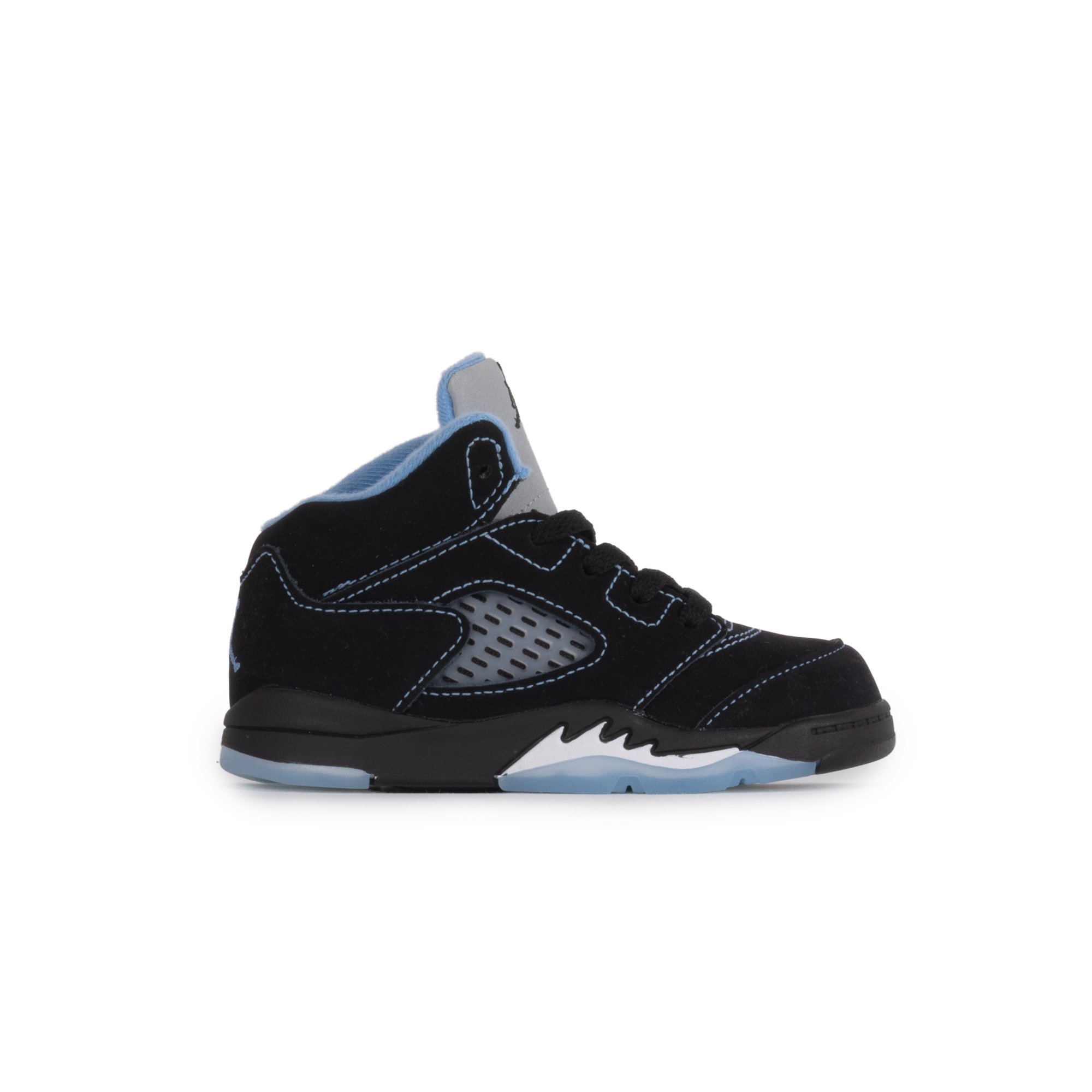 Nike Jordan 5 Retro "Black Carolina" (TD) Black/University Blue/White 440890-008