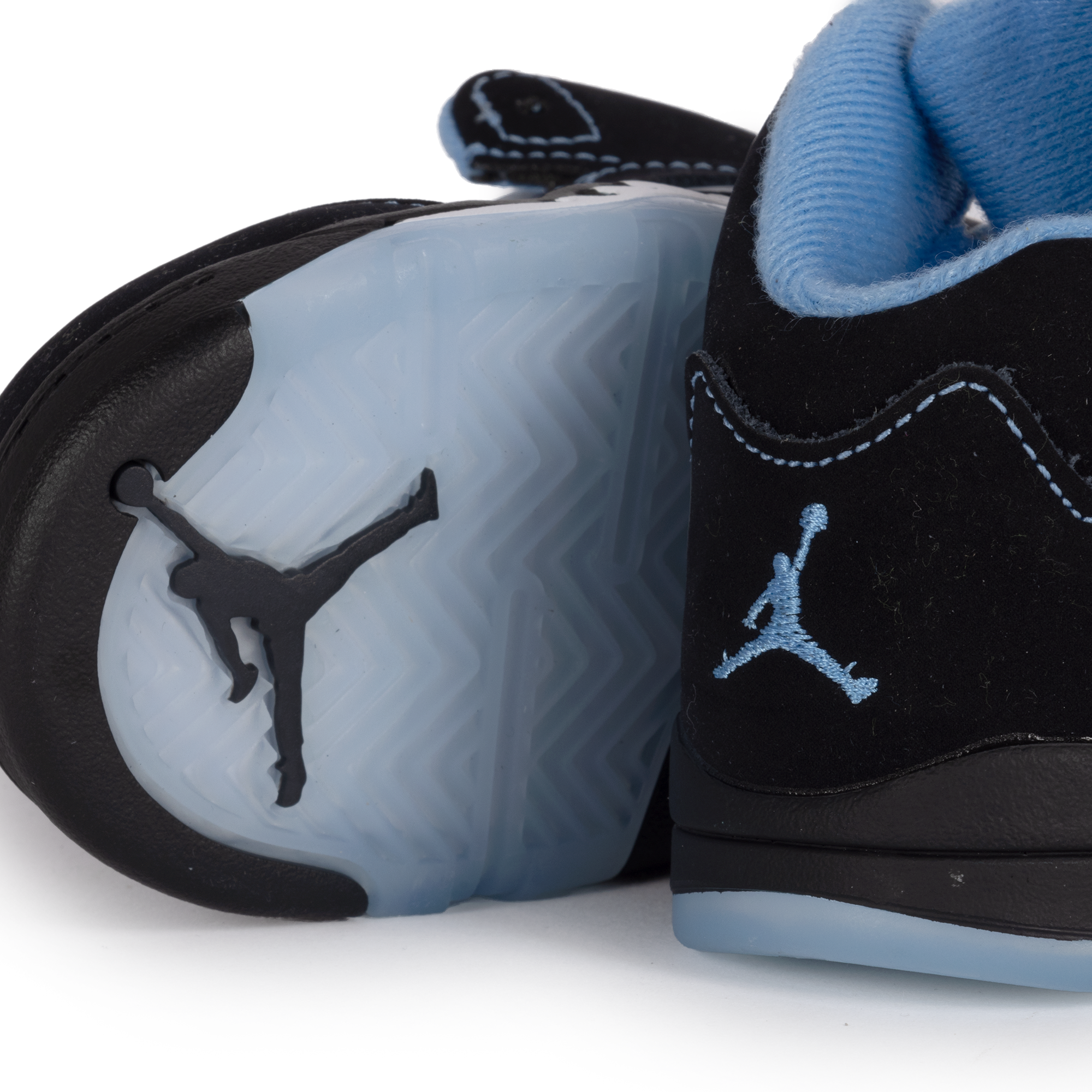 Nike Jordan 5 Retro "Black Carolina" (TD) Black/University Blue/White 440890-008