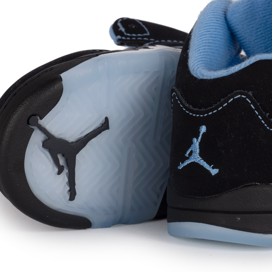 Nike Jordan 5 Retro "Black Carolina" (TD) Black/University Blue/White 440890-008