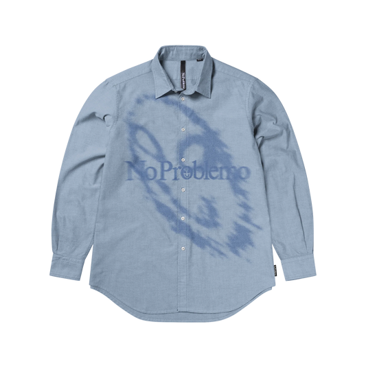 No Problemo Smile Away L/S Shirt Blue