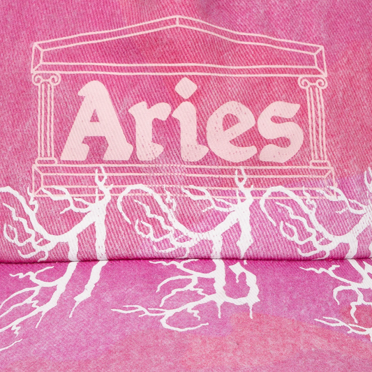 Aries Camo Angel Temple Cap Pink