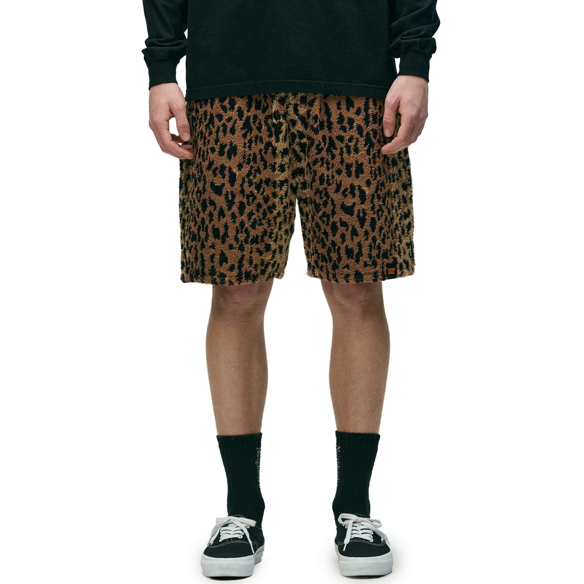 Neighborhood Nh X Hippopotamus Terry Cloth Short Pants Leopard
