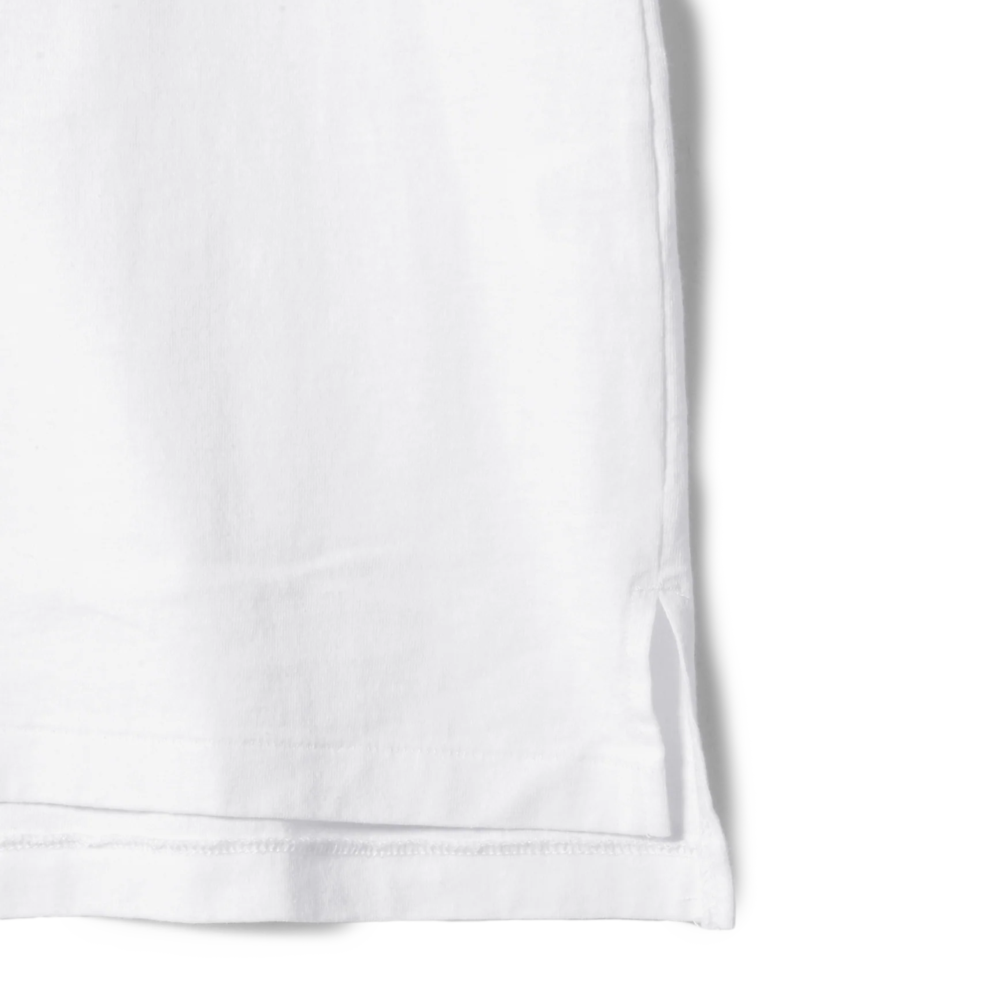 Engineered Garments Printed Cross Crew Neck T-shirt White Foot Print