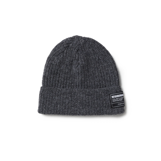 Neighborhood JP Beanie Charcoal 252FUNH-HT01