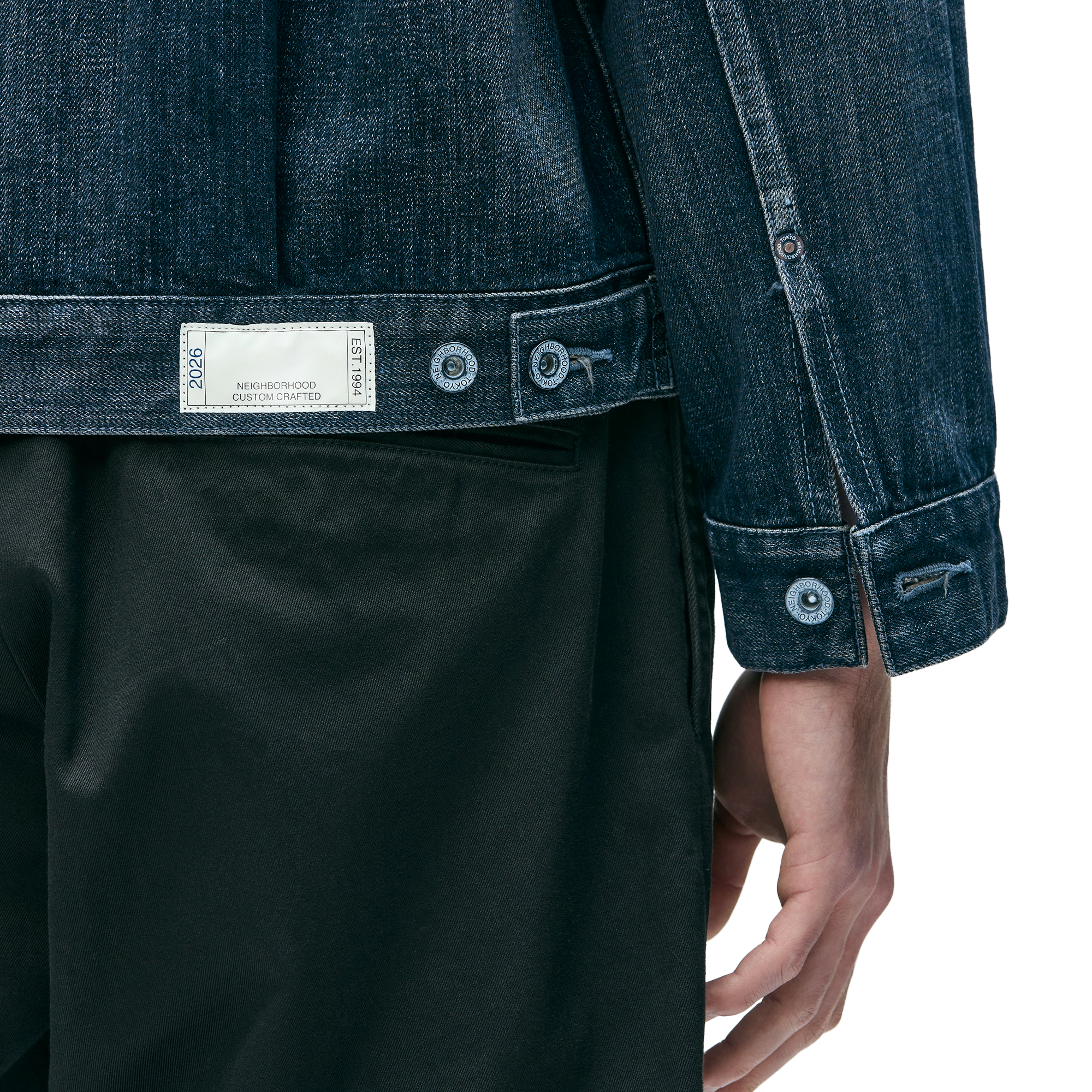 Neighborhood Washed Denim Type-2 Jacket Indigo 261XBNH-JKM02IN
