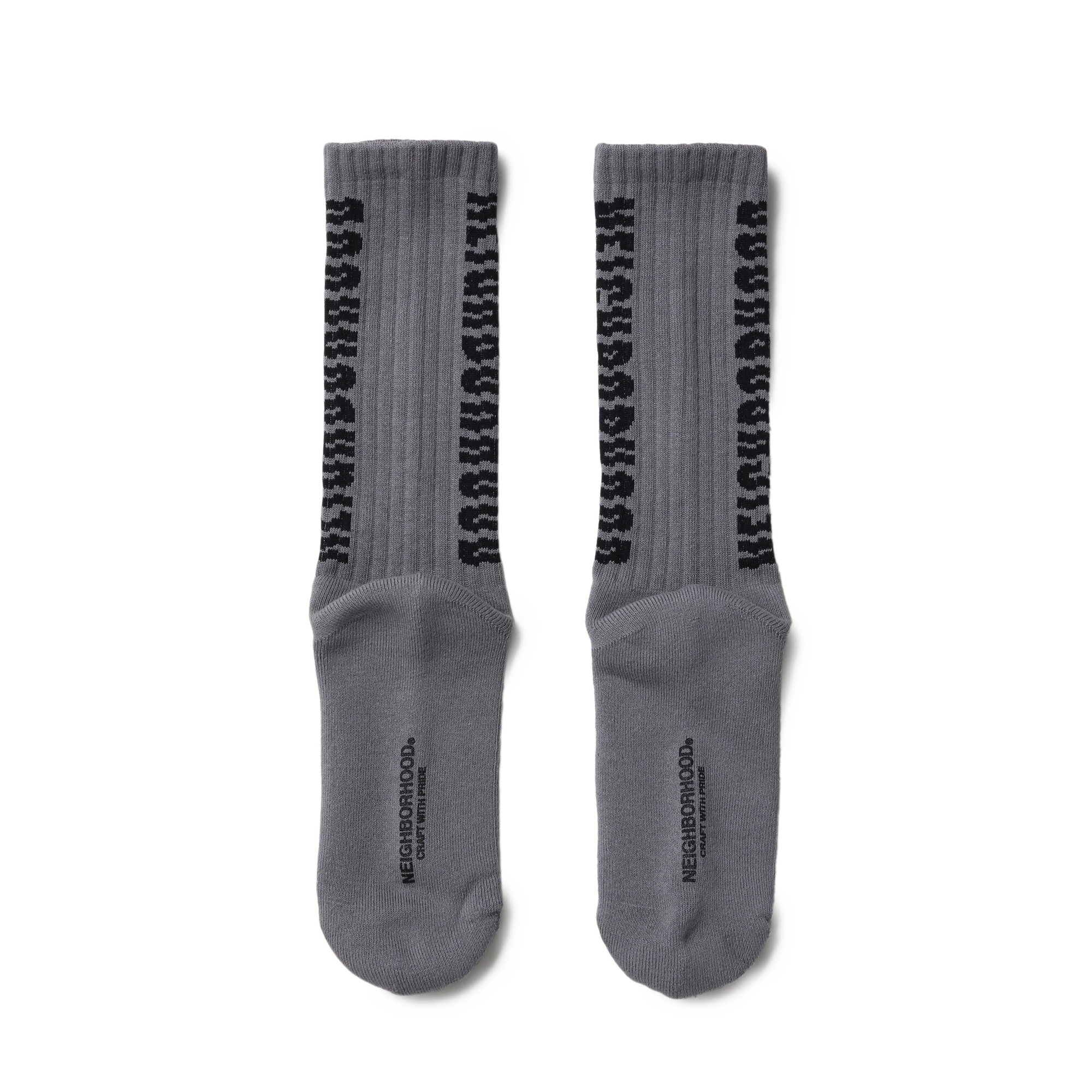 Neighborhood Shift Logo Socks Gray 252WINH-UWM01