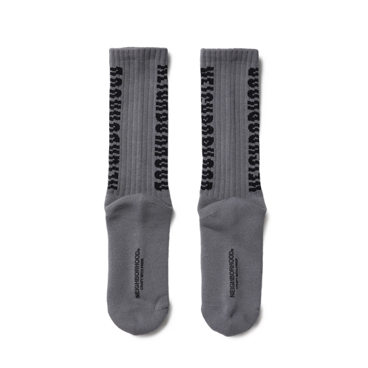 Neighborhood Shift Logo Socks Gray 252WINH-UWM01