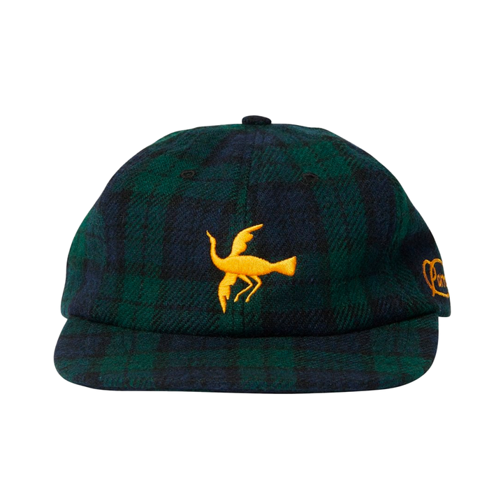 By Parra Clipped Wings 6 Panel Hat Pine Green 50540